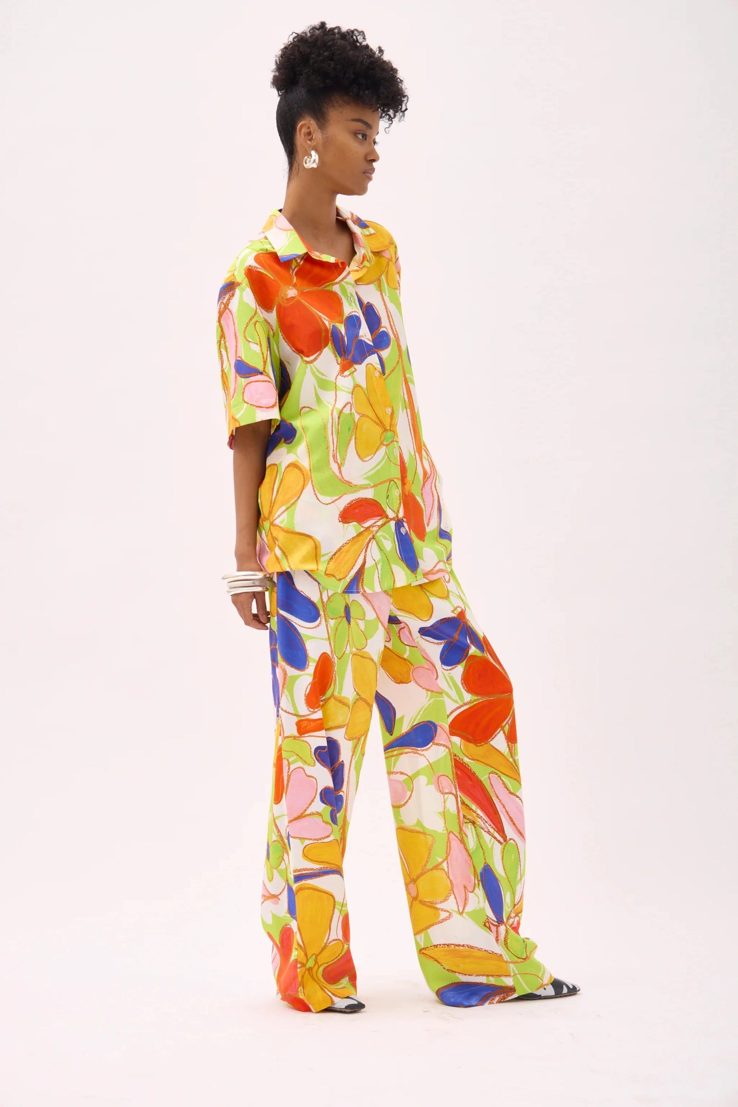 Gary Bigeni | Quinn Drawstring Pant - Floral
