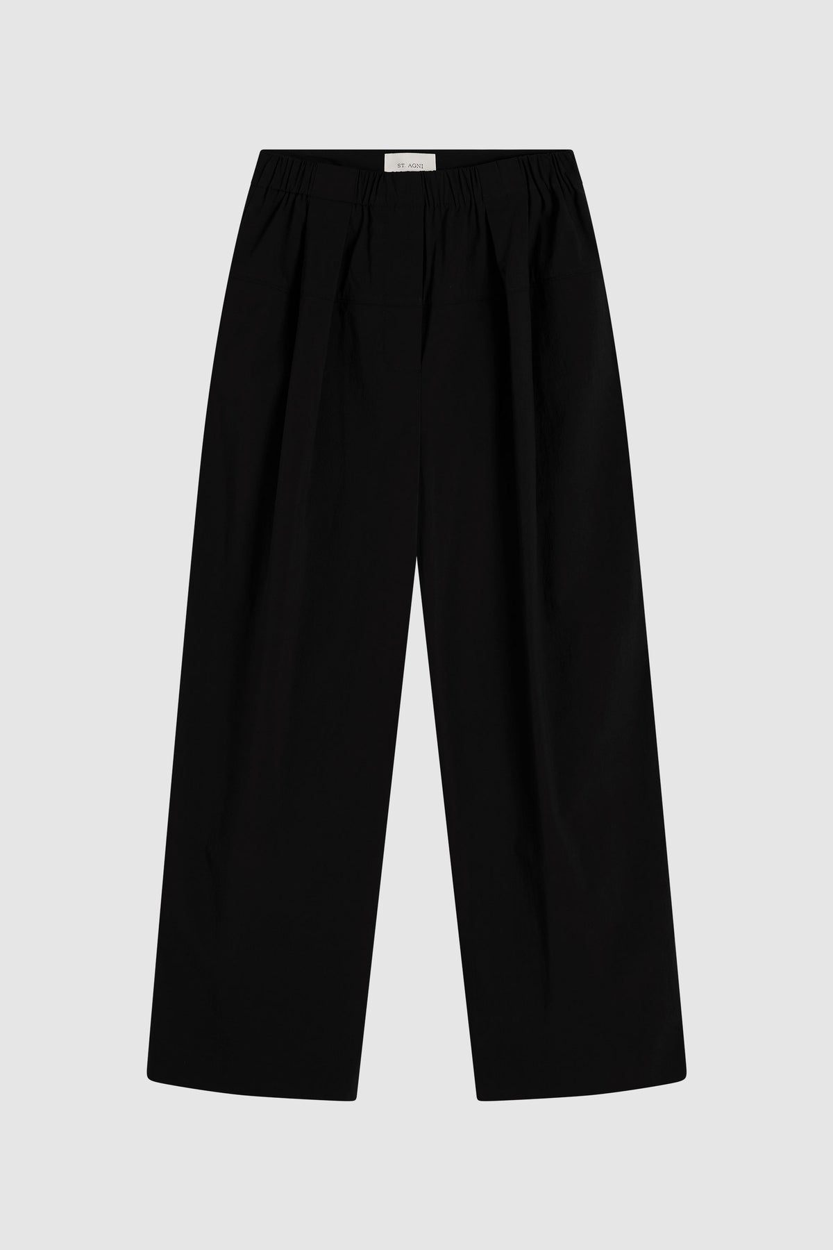 St Agni | Relaxed Pleat Pants - Black