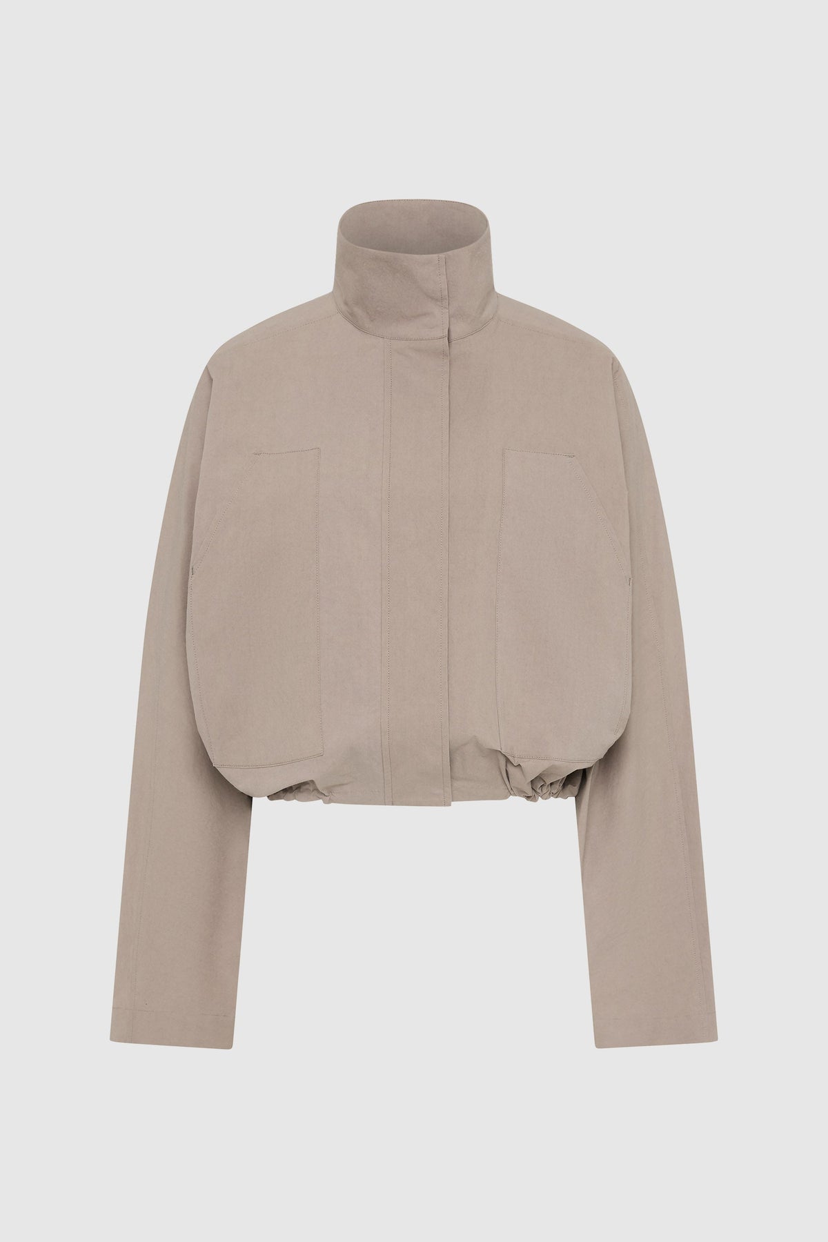 St Agni | Technical Cotton Carpenter Jacket - Grey Stone