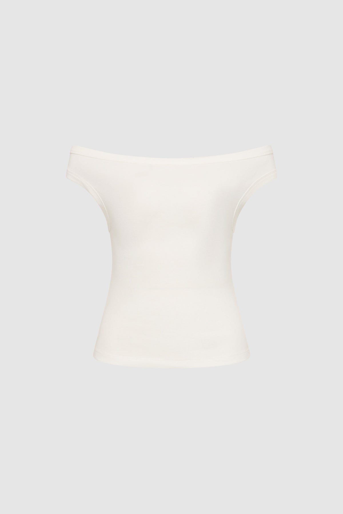 St Agni | Organic Cotton Off Shoulder Top - White