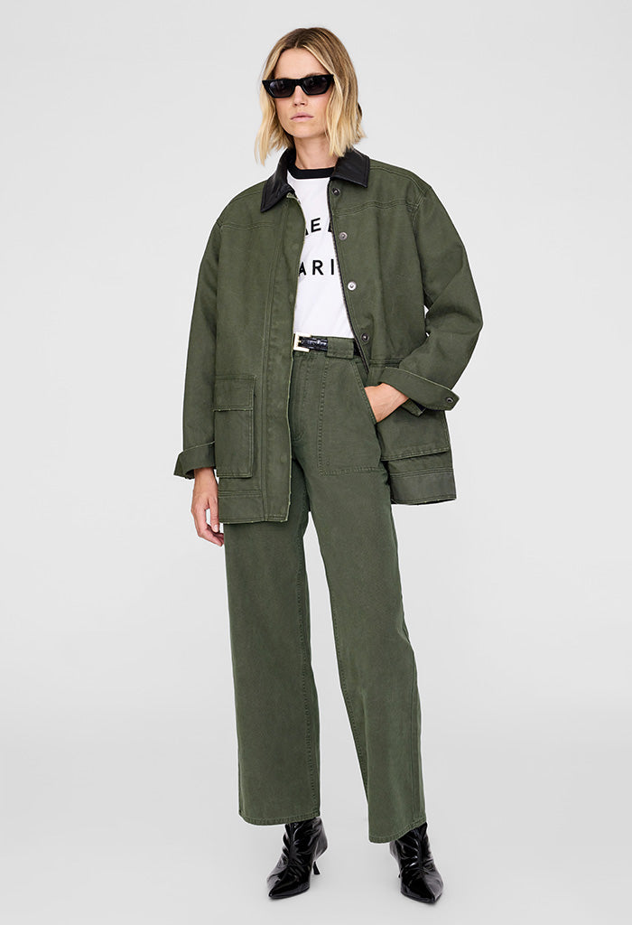 Anine Bing | Grayson Pant - Army Green
