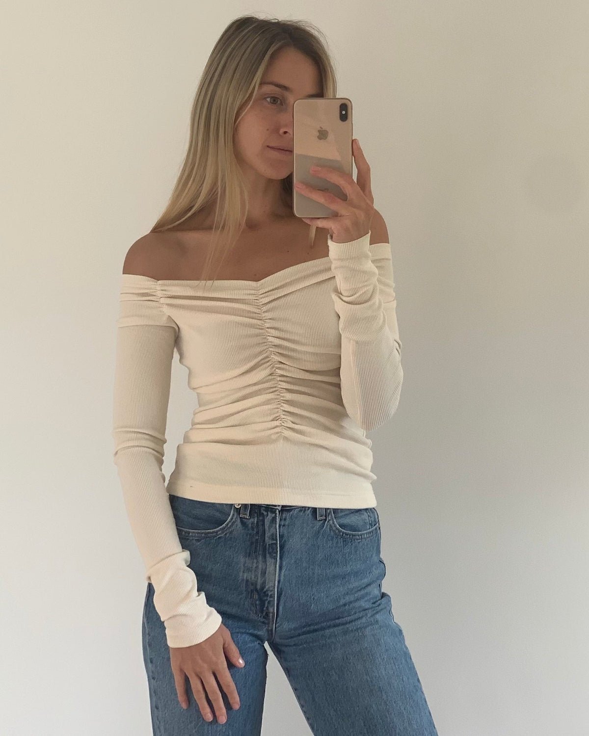 Dominique Healy | Luella Long Sleeve - Vanilla