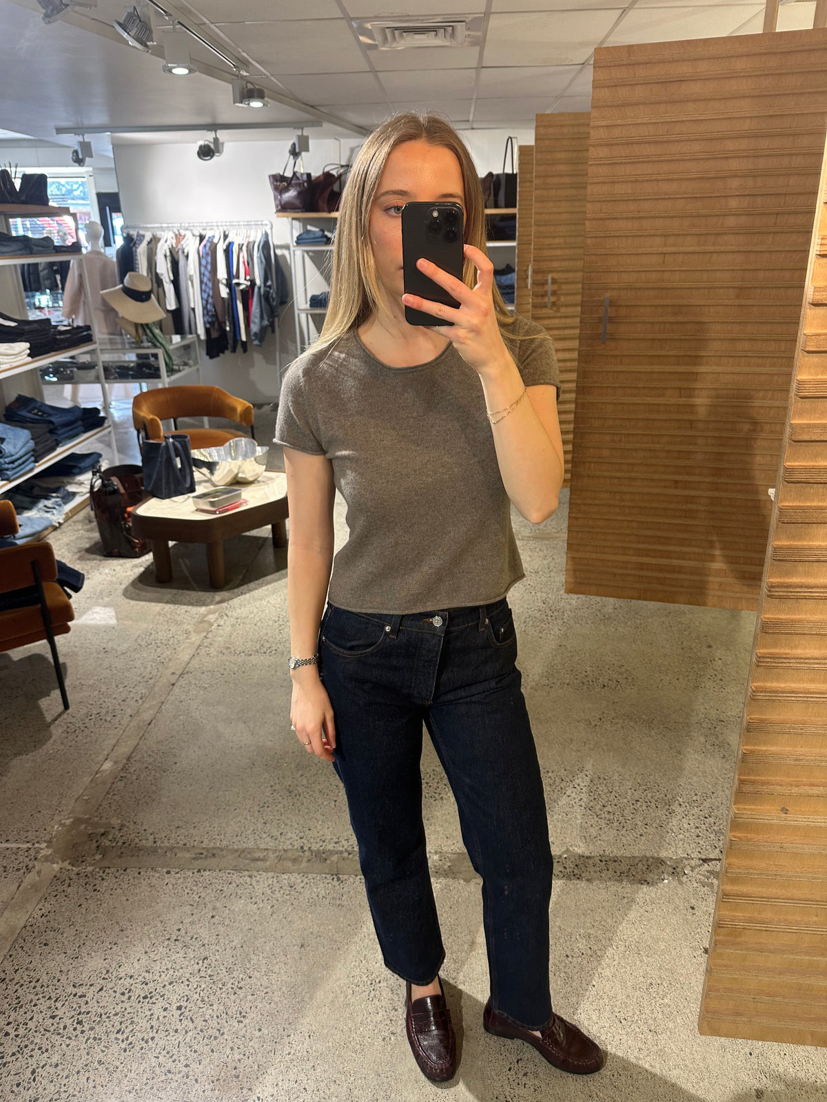 Anine Bing | Kate Jean 29" - Unwashed Blue