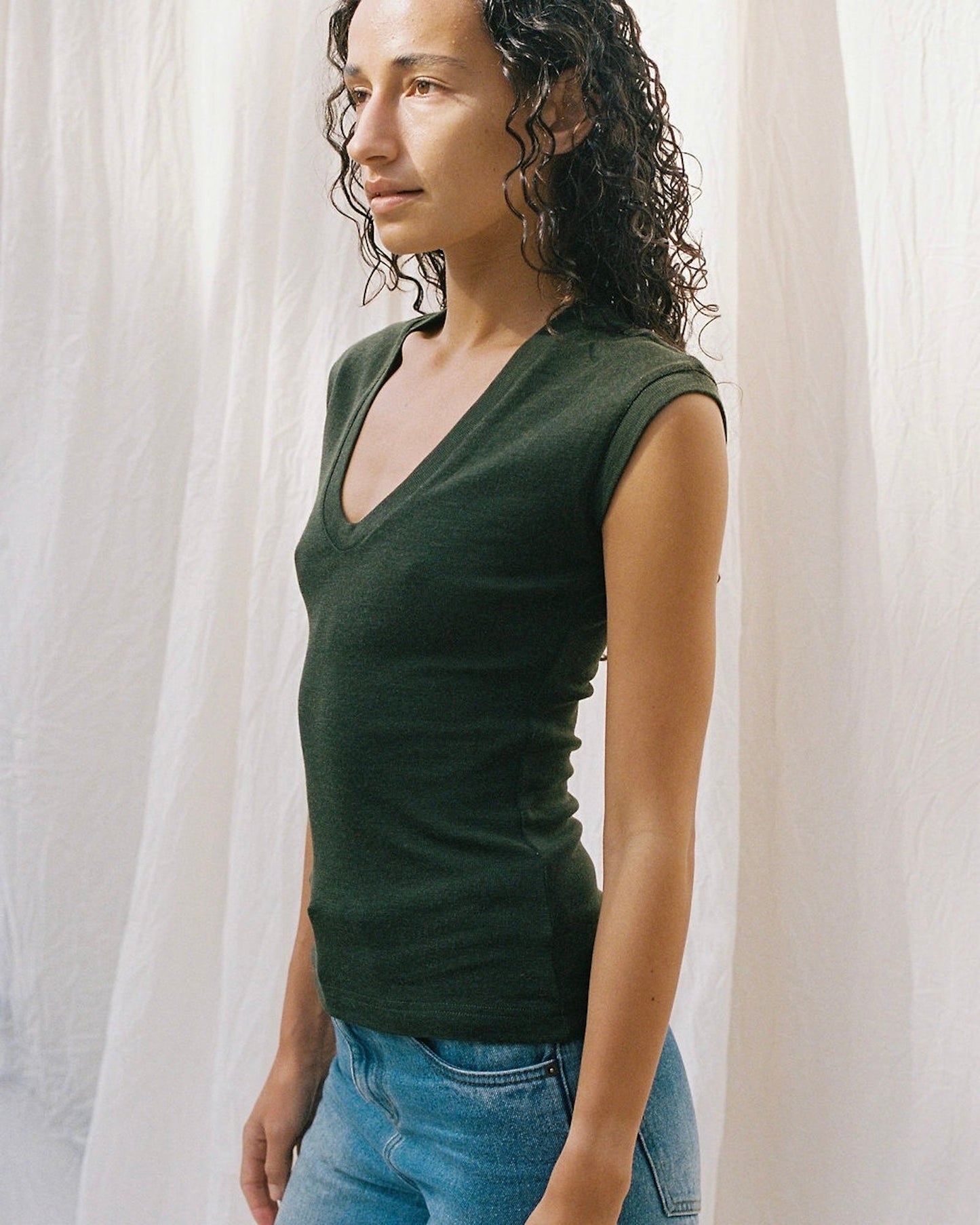 Dominique Healy | Ava Tee - Forest