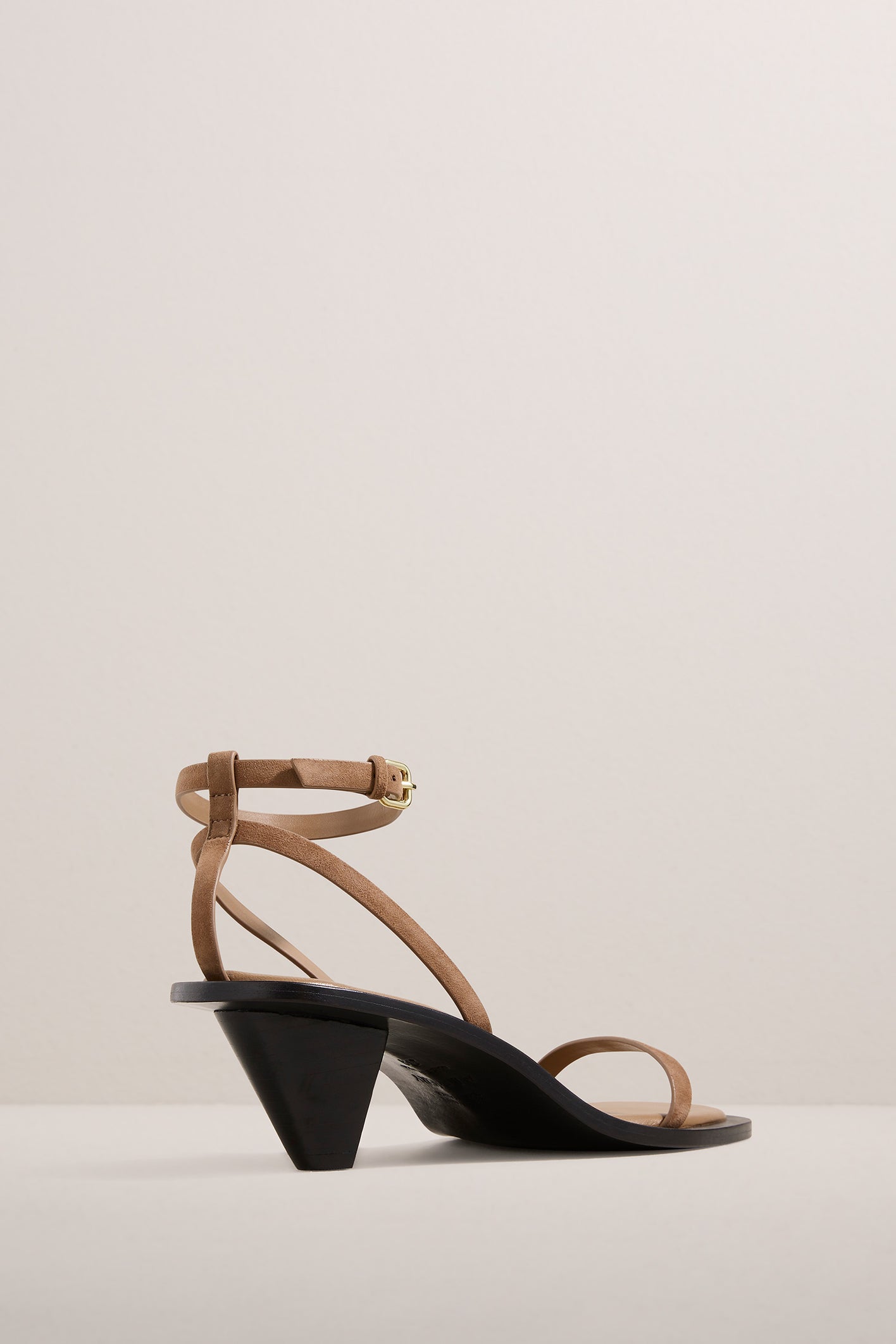 A.Emery | The Irving Heeled Sandal - Nutmeg Suede