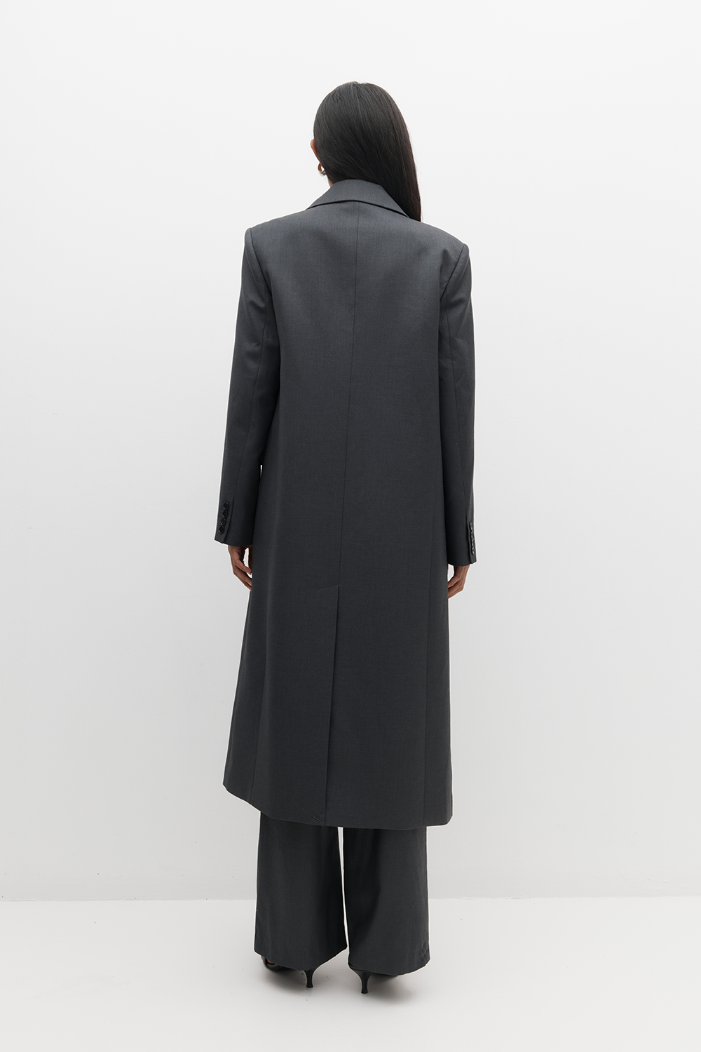 Rebe | Icon Suiting Coat - Charcoal