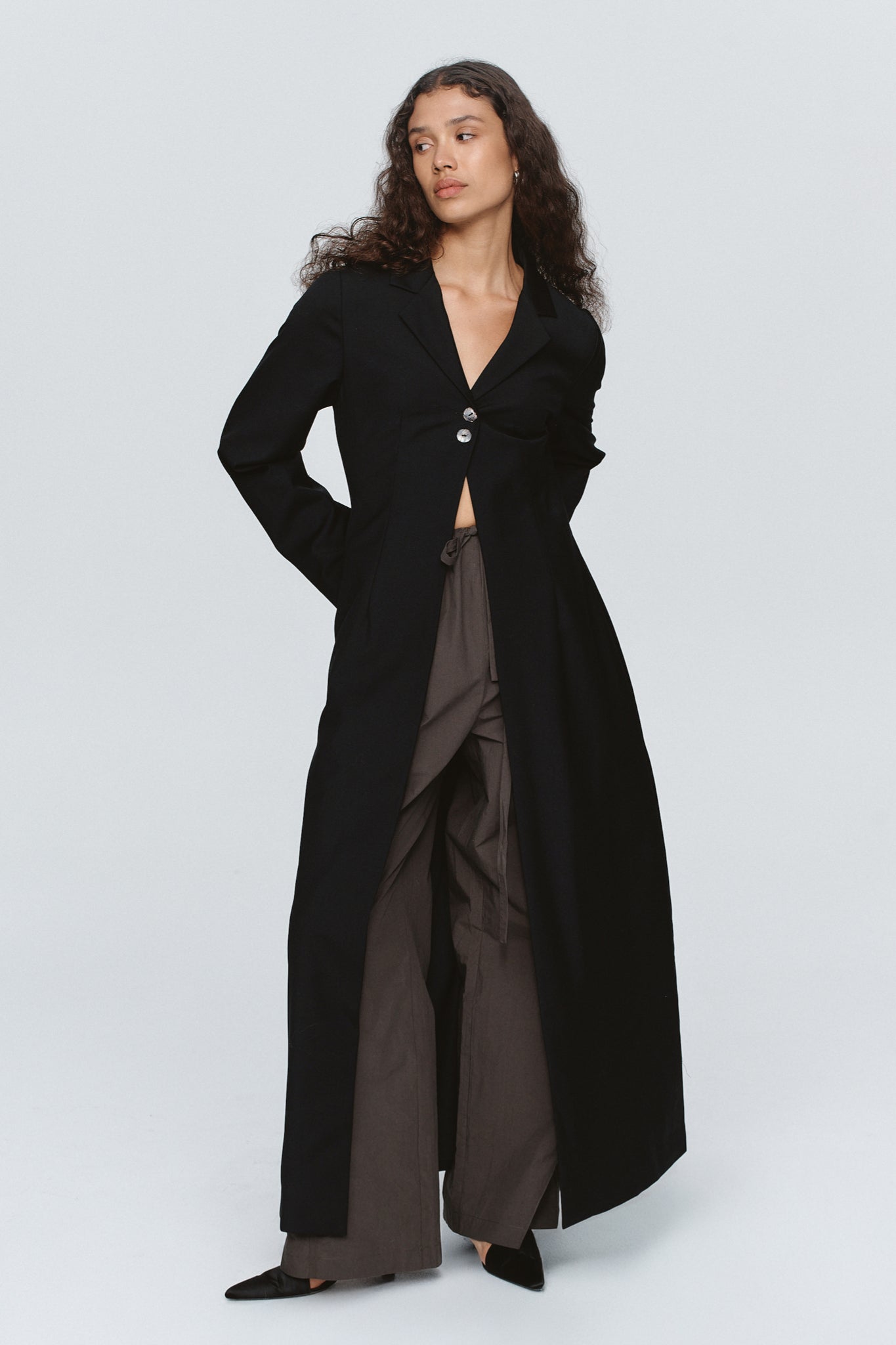 Marle | James Coat - Black