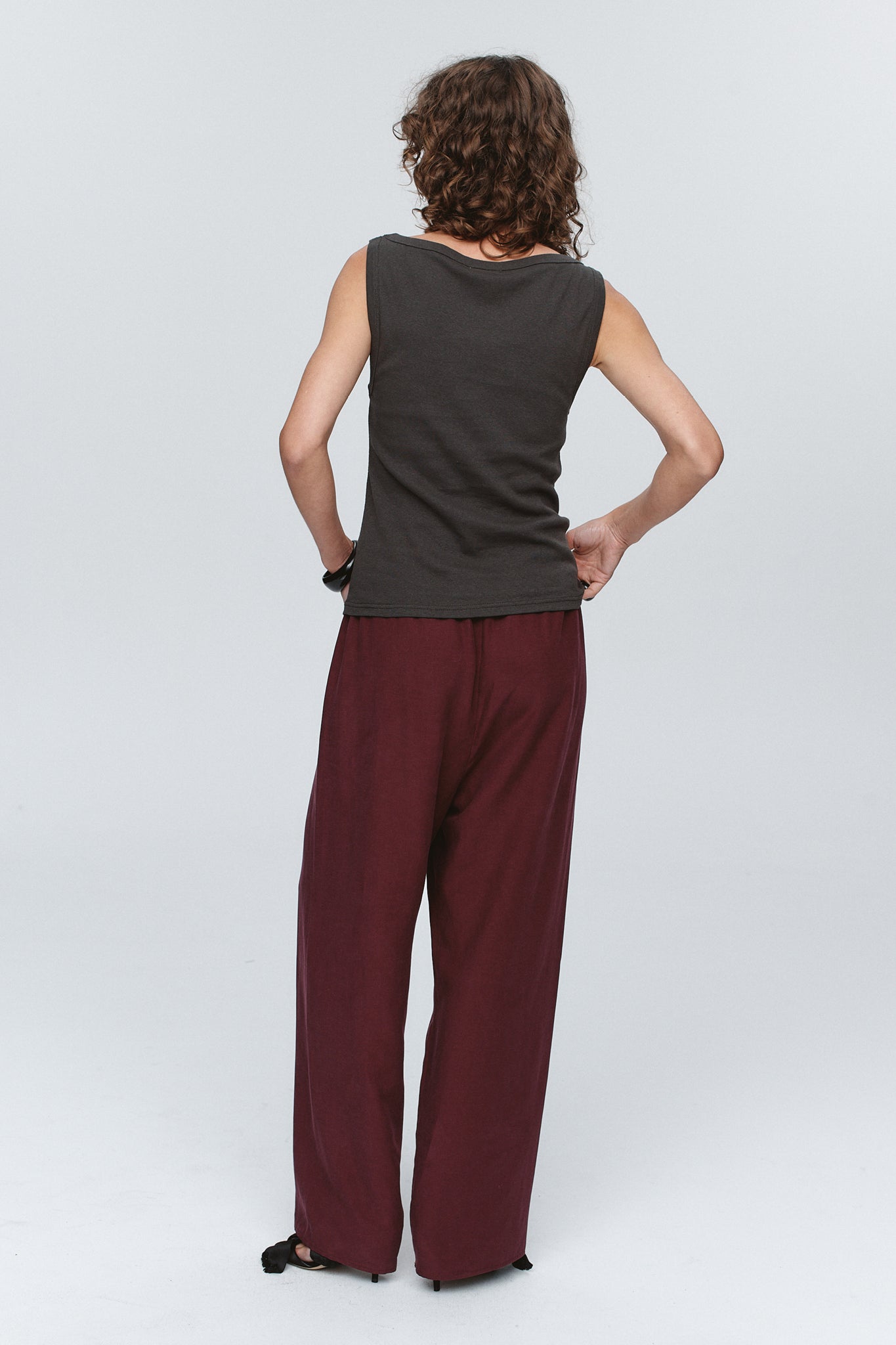 Marle | Jill Singlet - Charcoal
