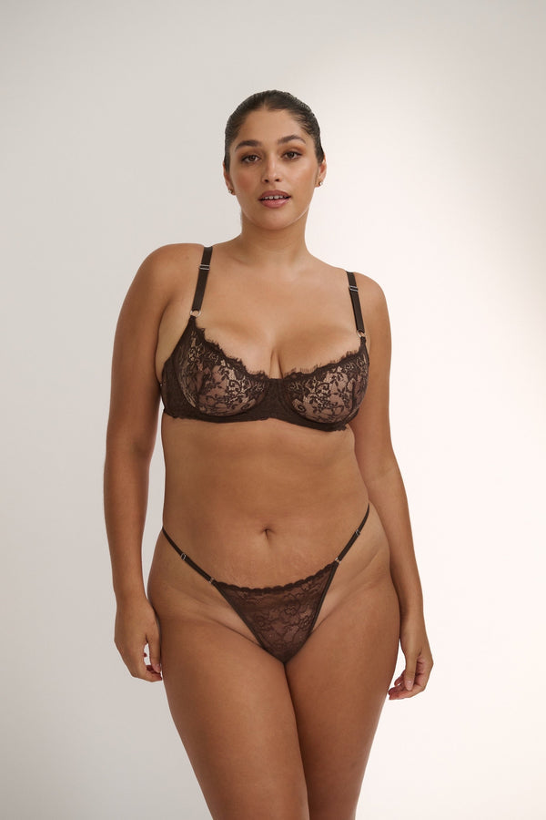 Kat the Label | Rosie Thong - Espresso