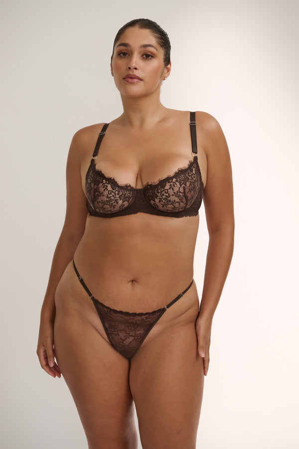Kat the Label | Rosie Thong - Espresso