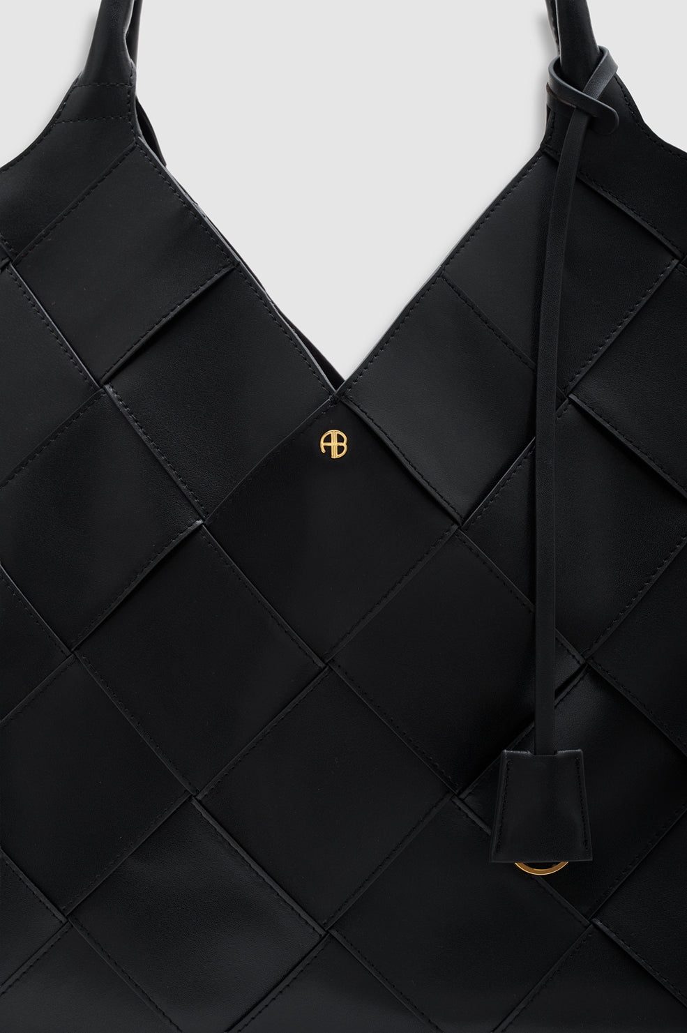 Anine Bing | Lili Tote Braided Leather - Black