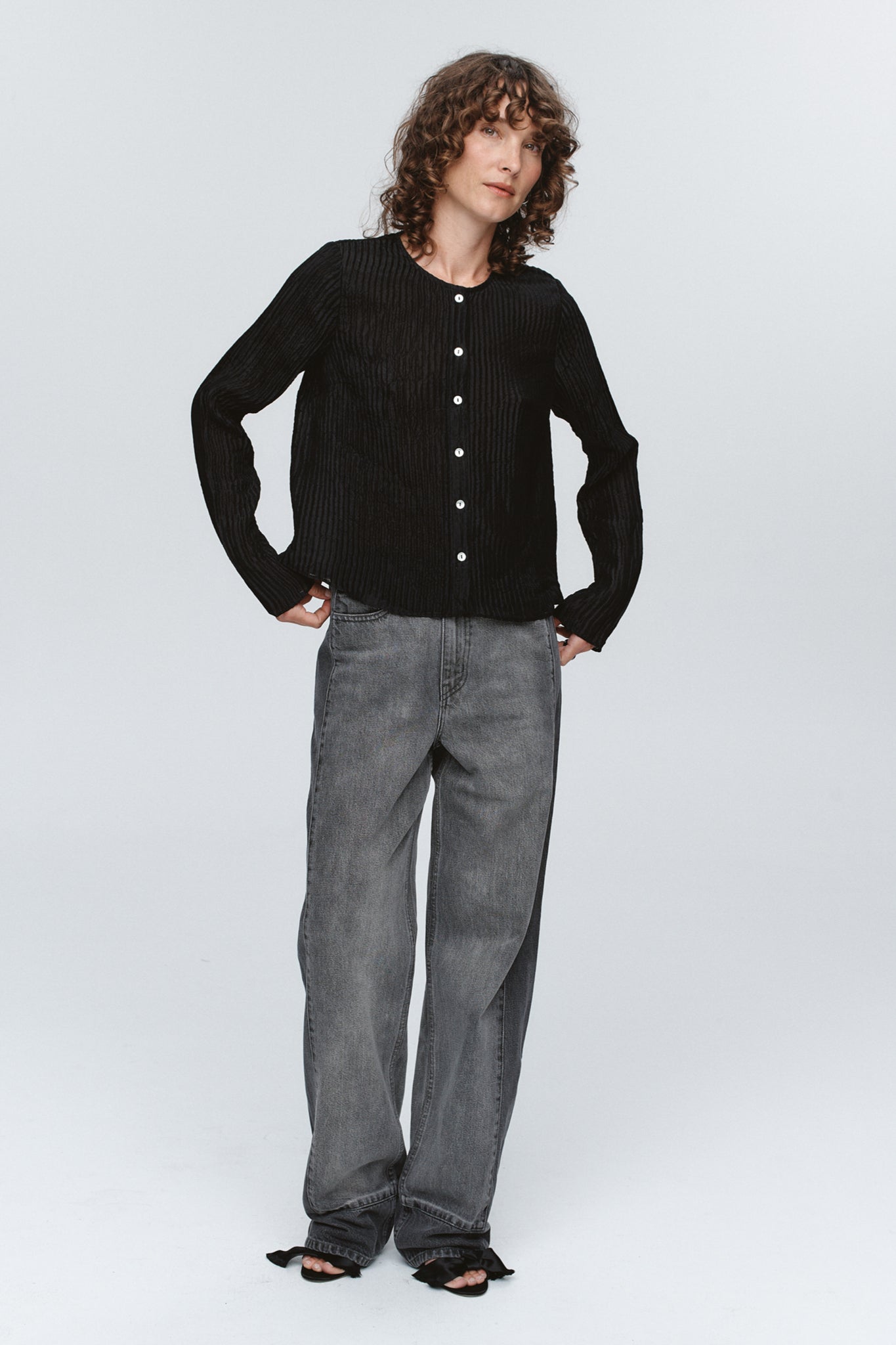 Marle | Lotus Evening Jacket - Black