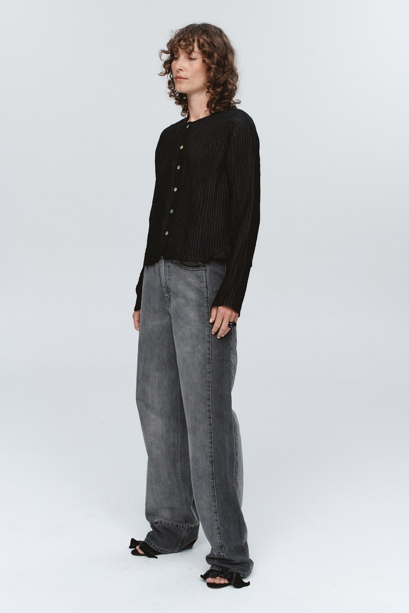 Marle | Lotus Evening Jacket - Black