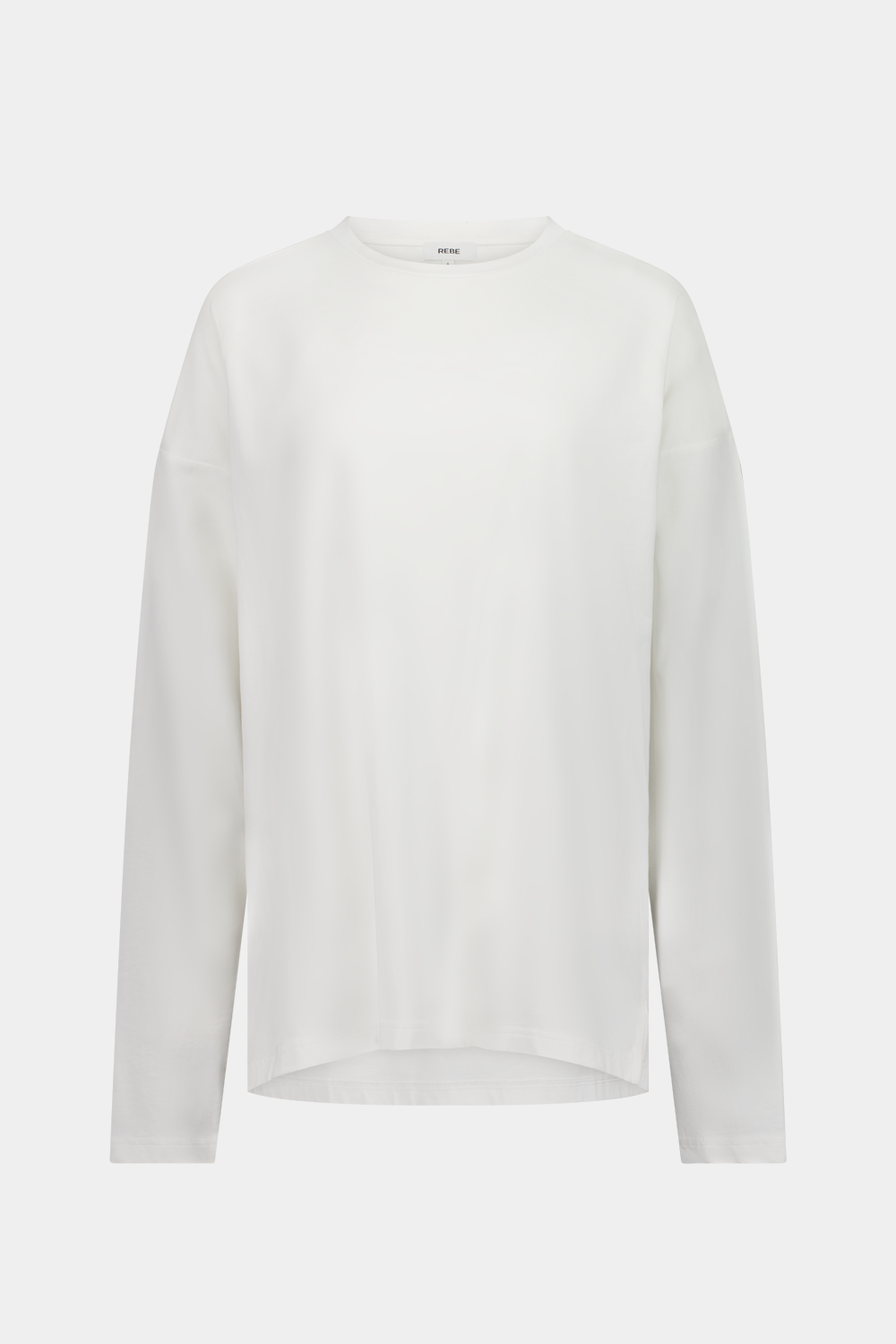 Rebe | Long Sleeve Drop T.Shirt - White