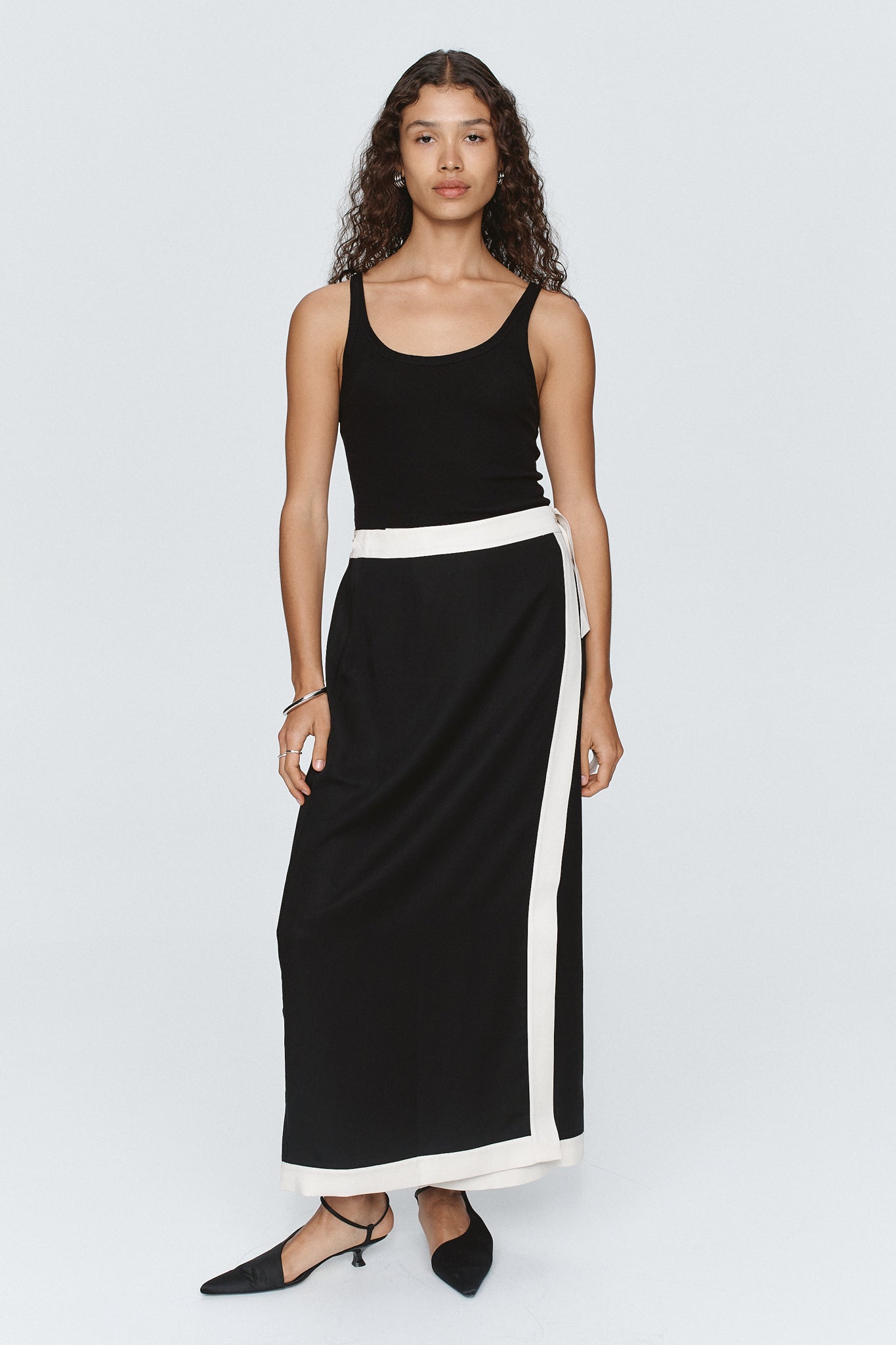 Marle | Luisa Skirt - Black/Ivory