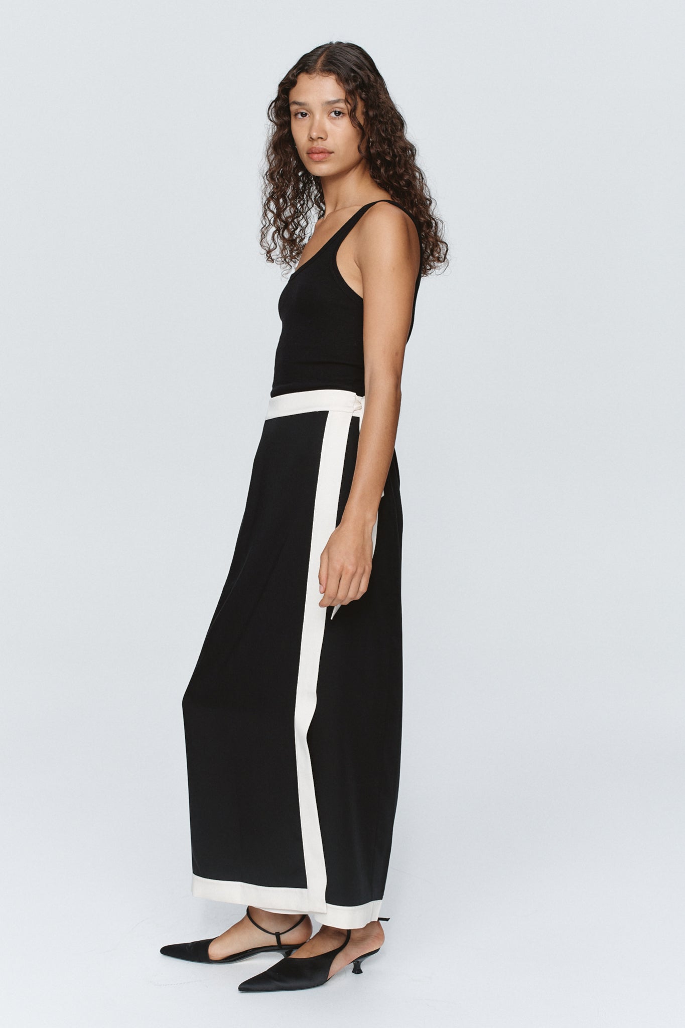 Marle | Luisa Skirt - Black/Ivory