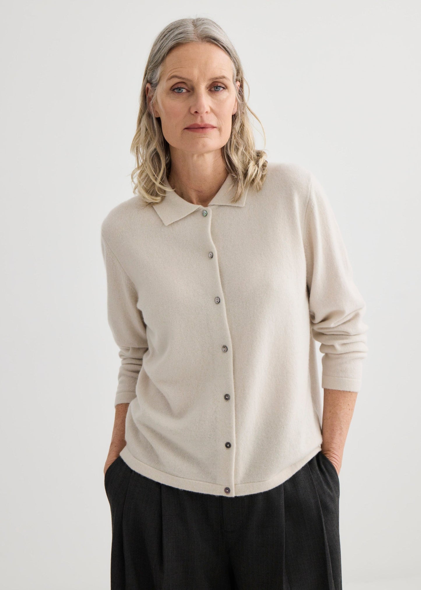 Laing | Cashmere Shirt - Oyster