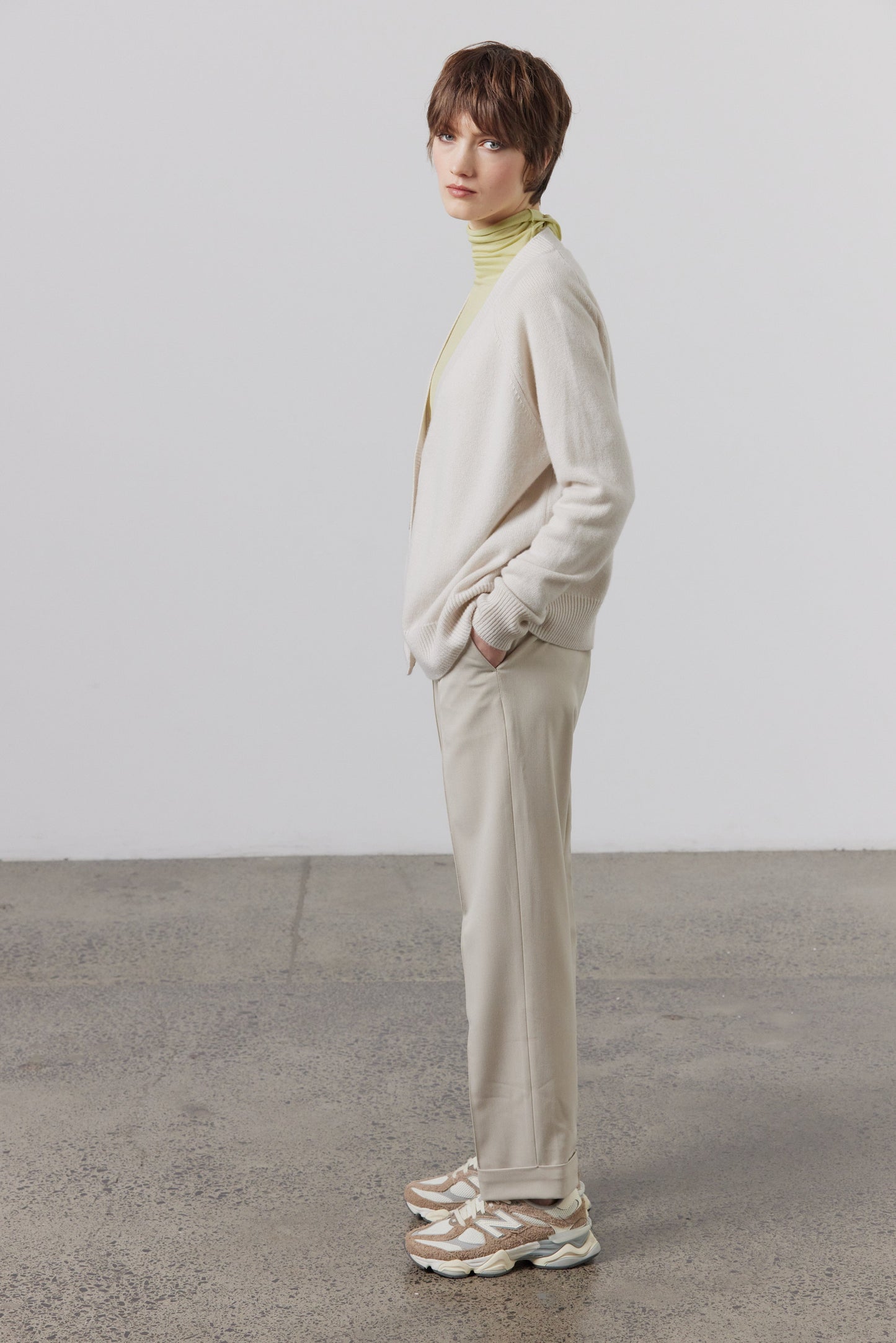 Laing | Lauren Cashmere Cardi - Putty