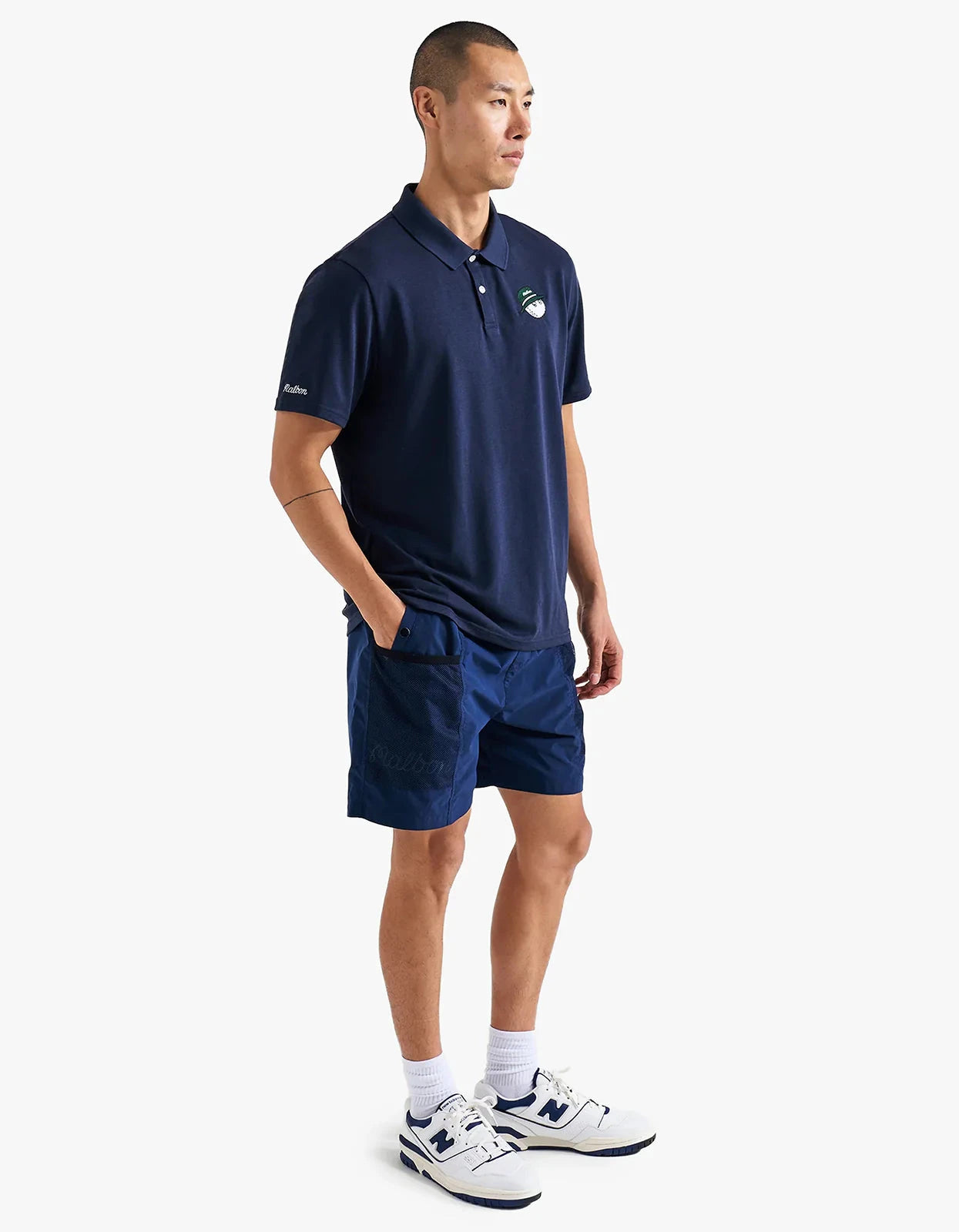 Malbon | Cooper Core Polo - Navy