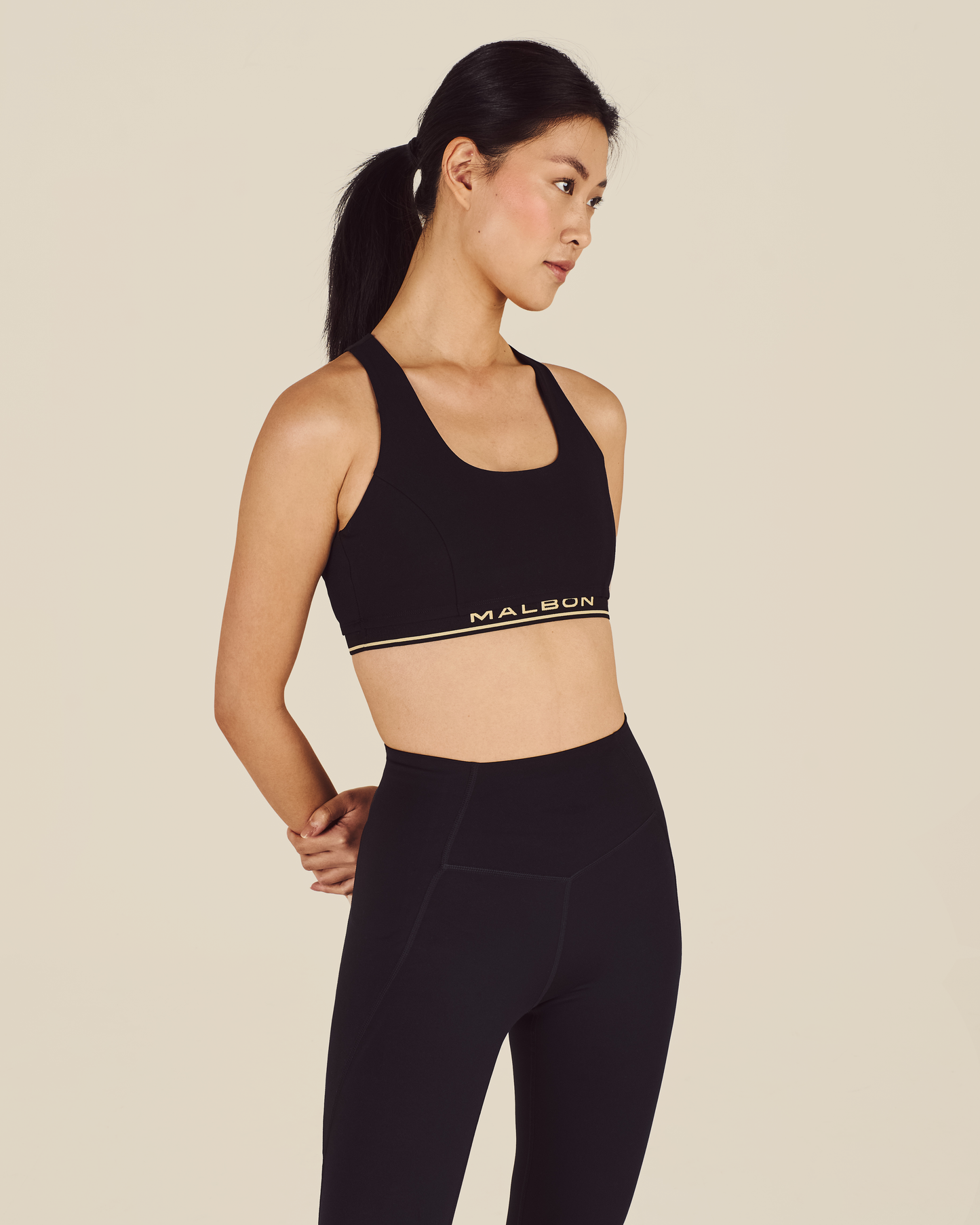 Malbon | Gabriella Scoop Bra Top - Black