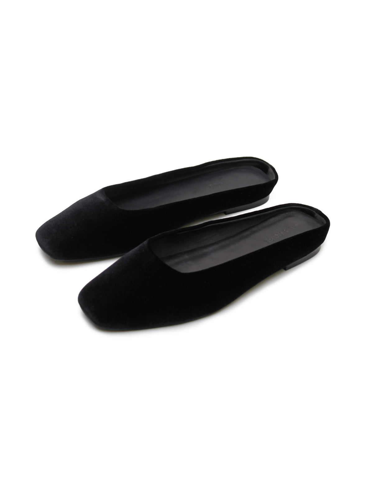 La Tribe | Mya Mule - Black Silk Velvet