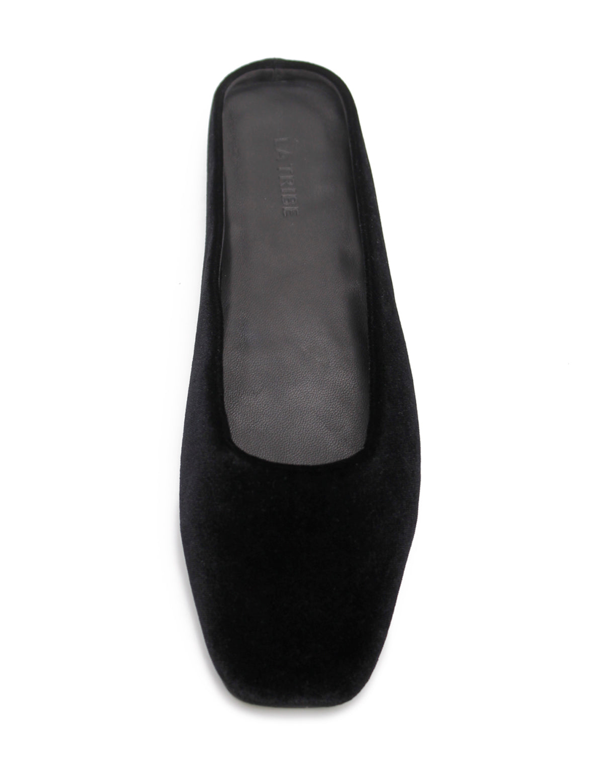 La Tribe | Mya Mule - Black Silk Velvet