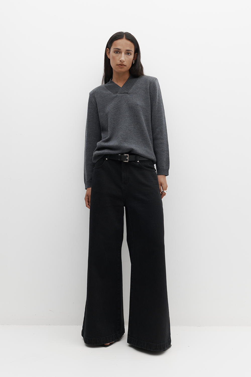 Rebe | Margot Knit - Charcoal
