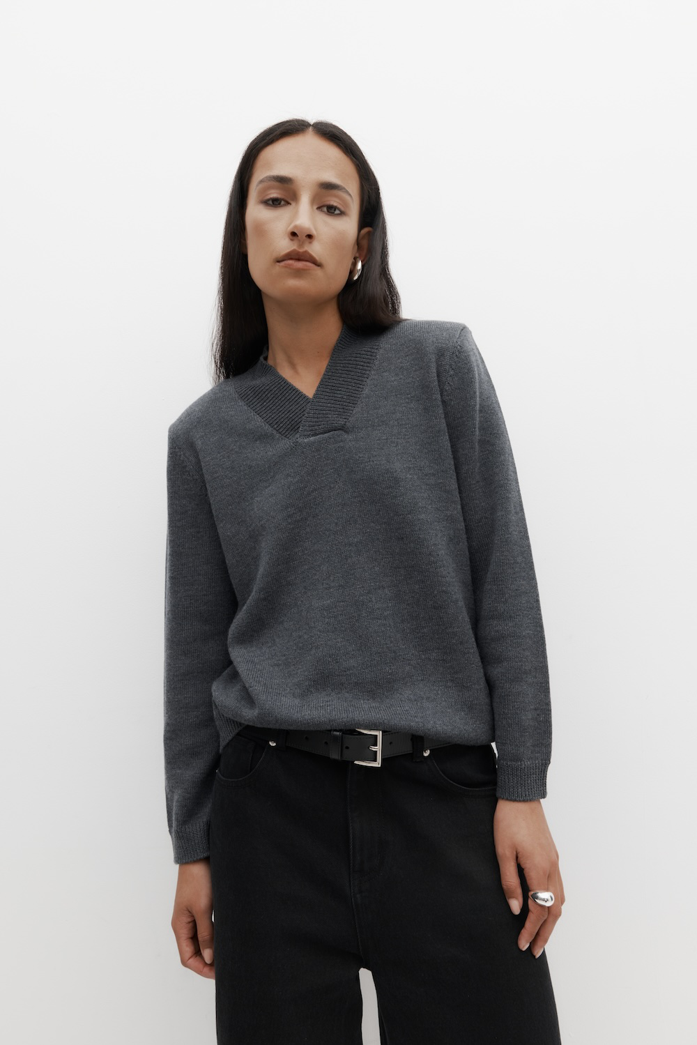 Rebe | Margot Knit - Charcoal