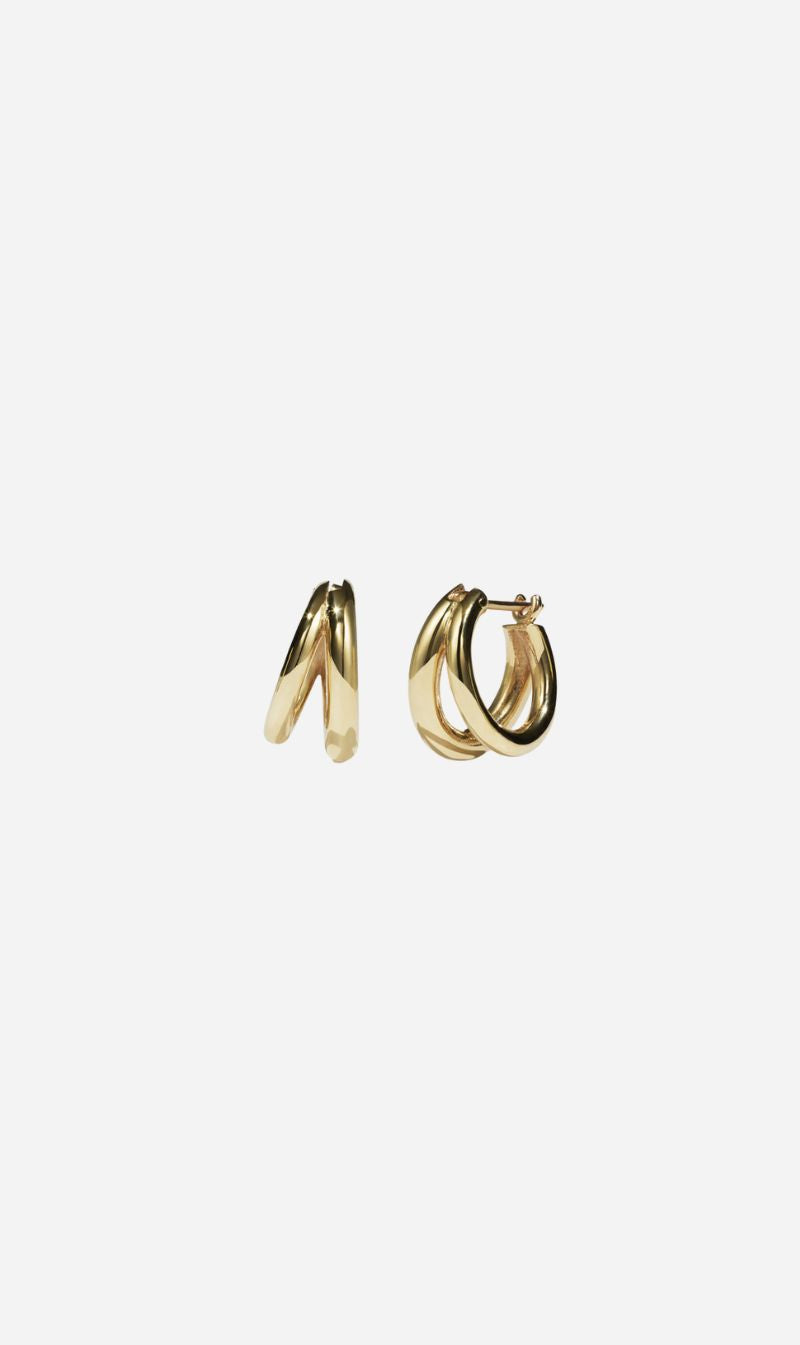 Meadowlark | Coco Hoops Medium - Gold Plated
