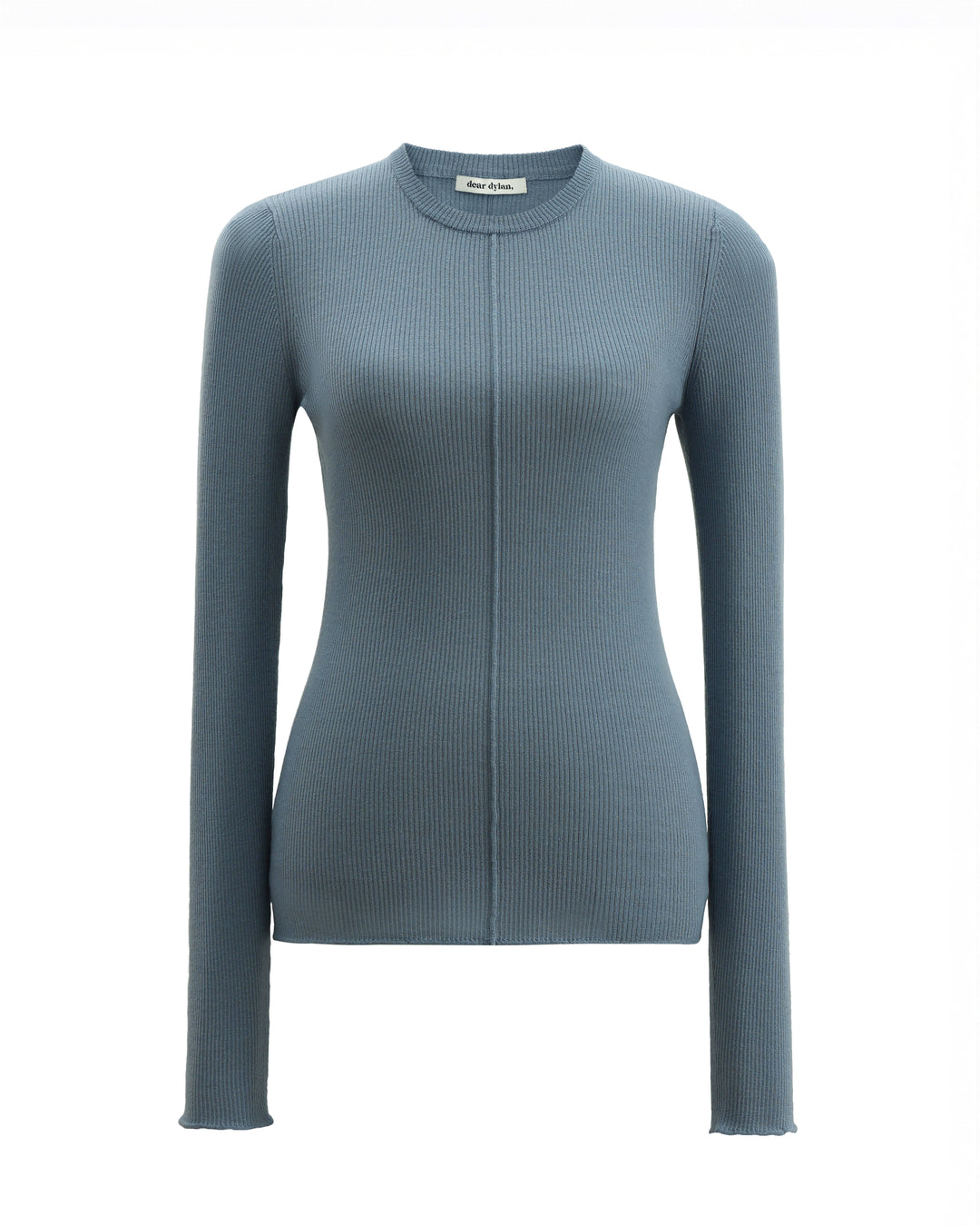 Dear Dylan | Merino Long Sleeve Knit - Slate Blue
