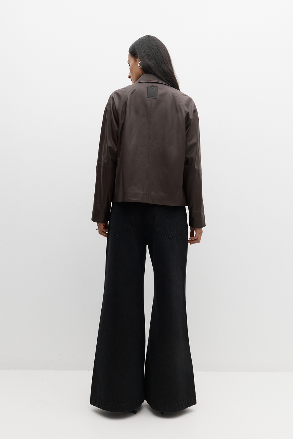 Rebe | Mo Leather Jacket - Balsamic
