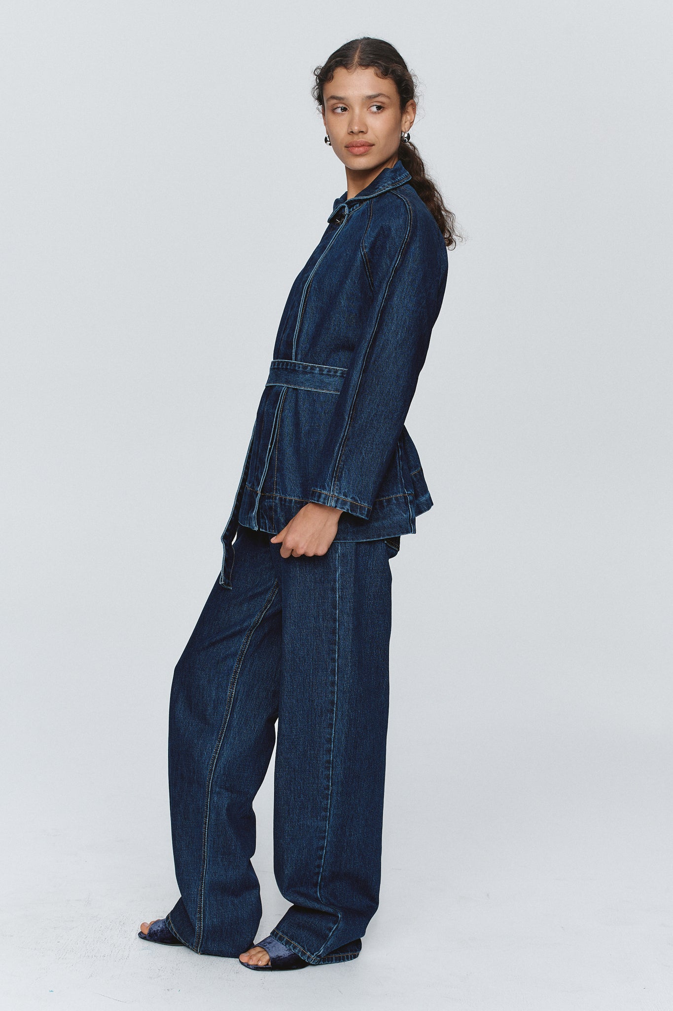 Marle | Oda Jacket - Washed Indigo