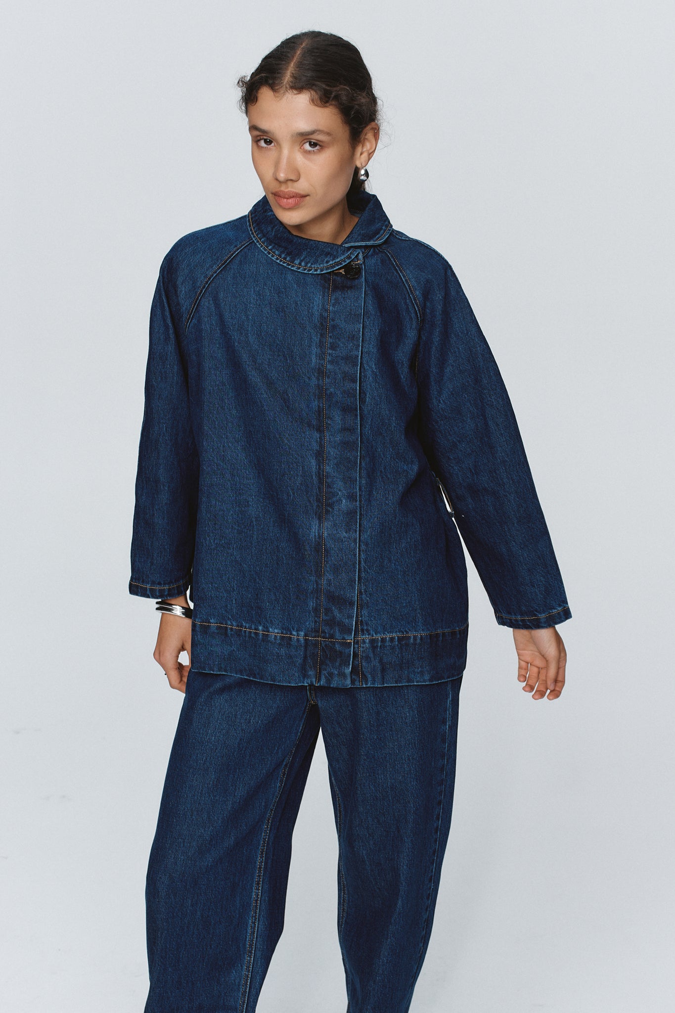 Marle | Oda Jacket - Washed Indigo
