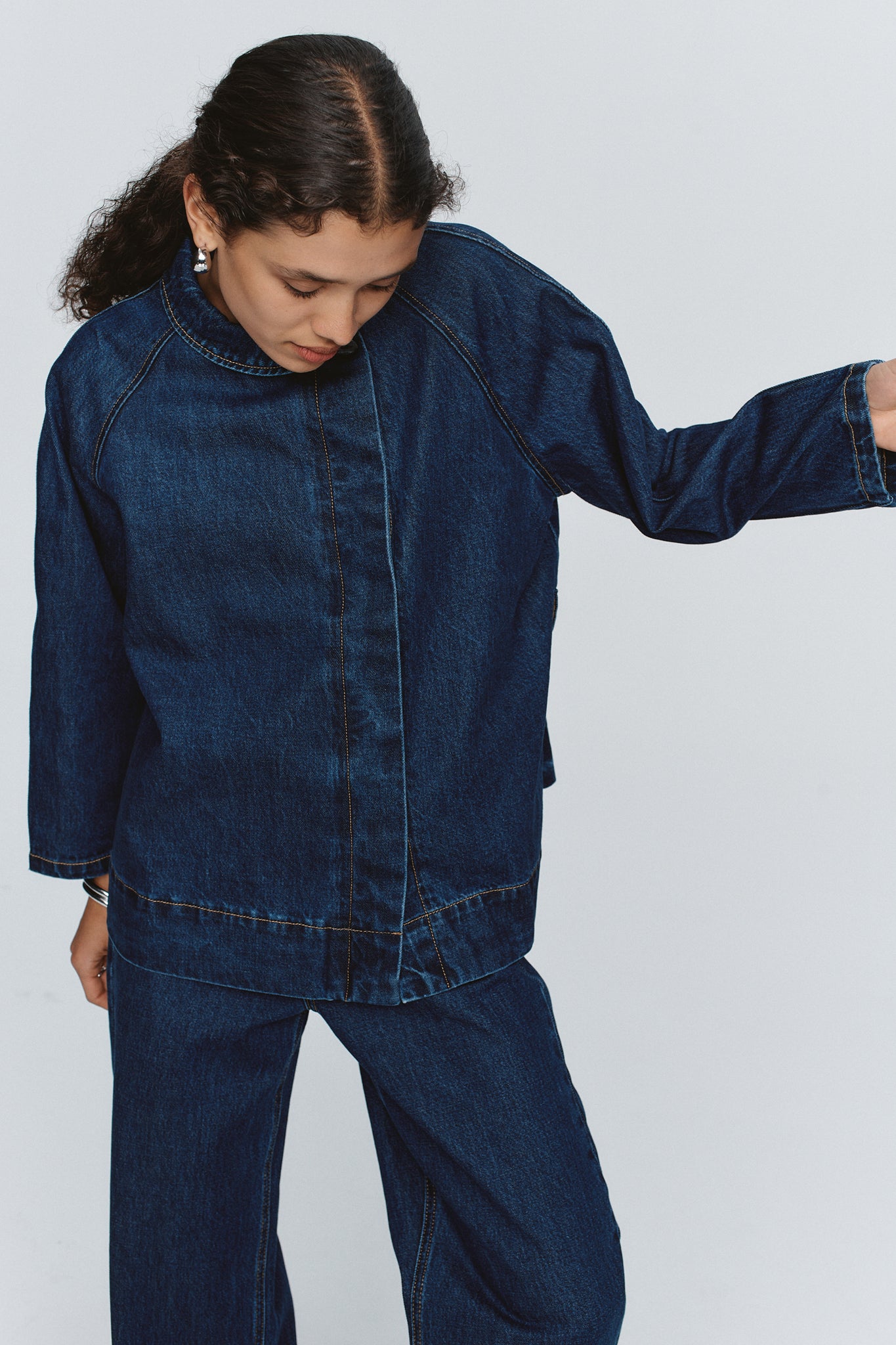 Marle | Oda Jacket - Washed Indigo