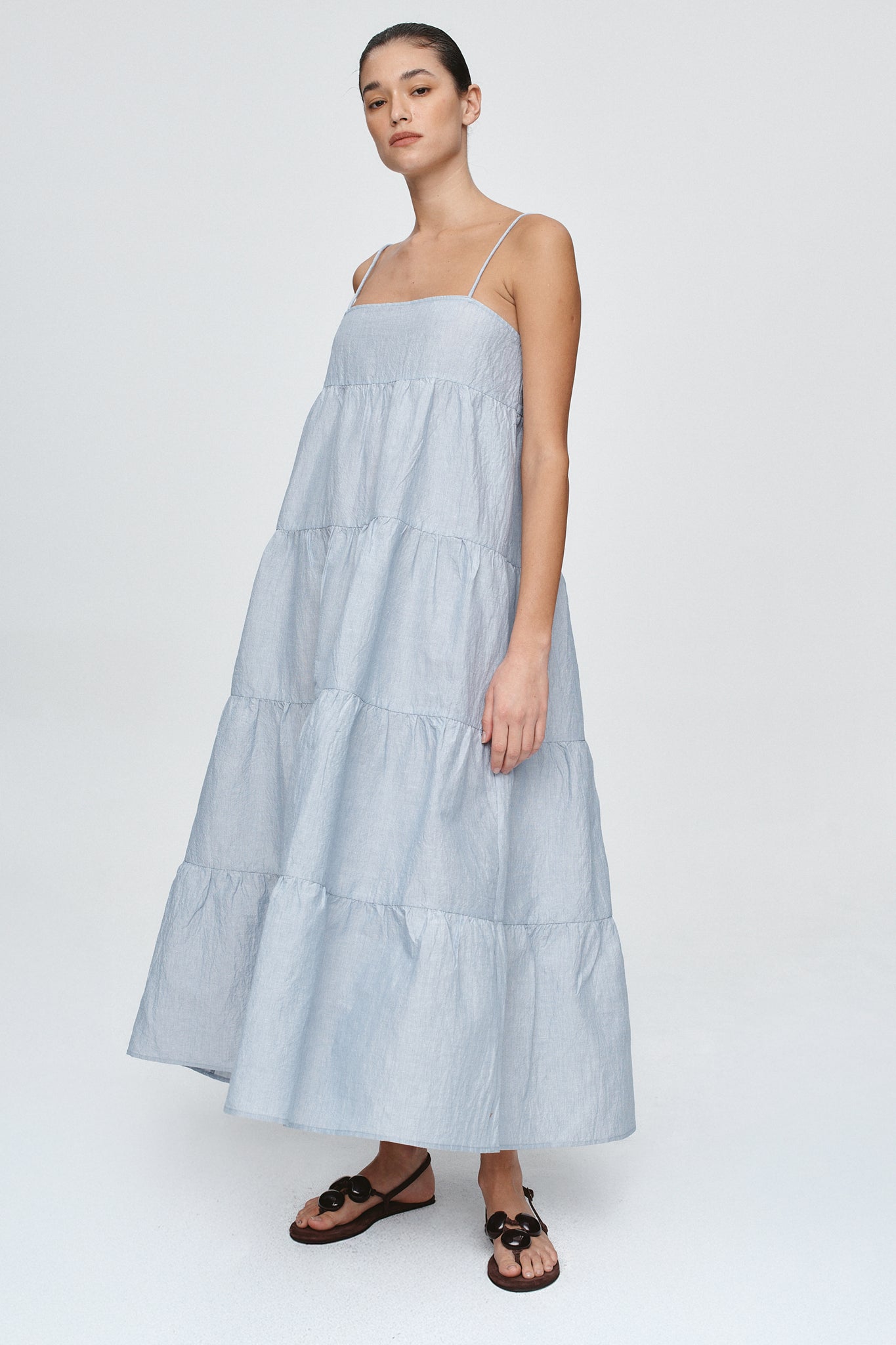 Marle | Ophelia Dress - Bleu Stripe