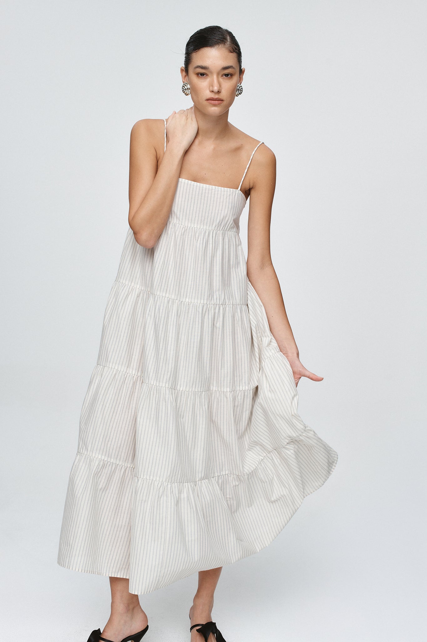 Marle | Ophelia Dress - Pin Stripe