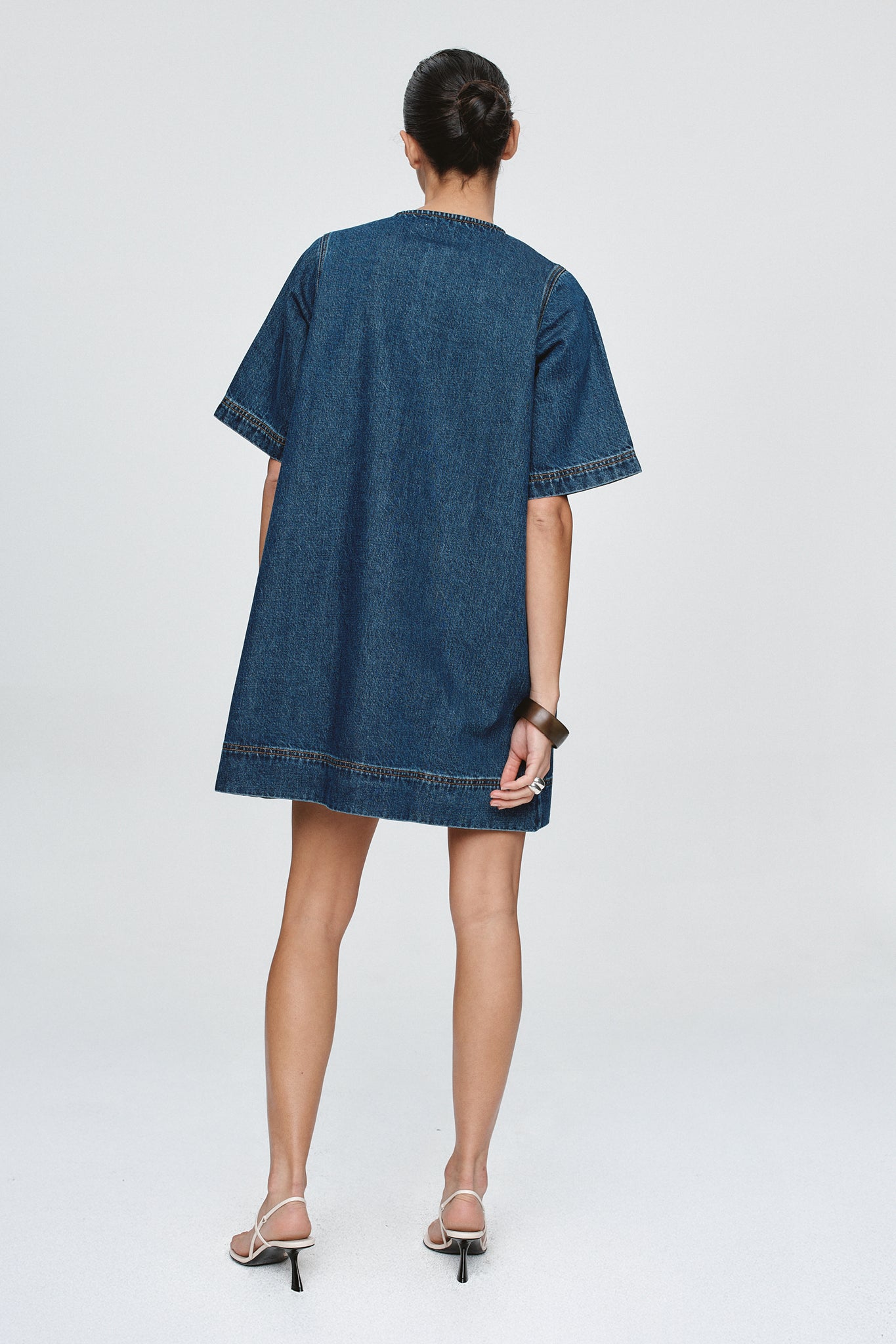 Marle | Patch Pocket Dress - Classic Blue