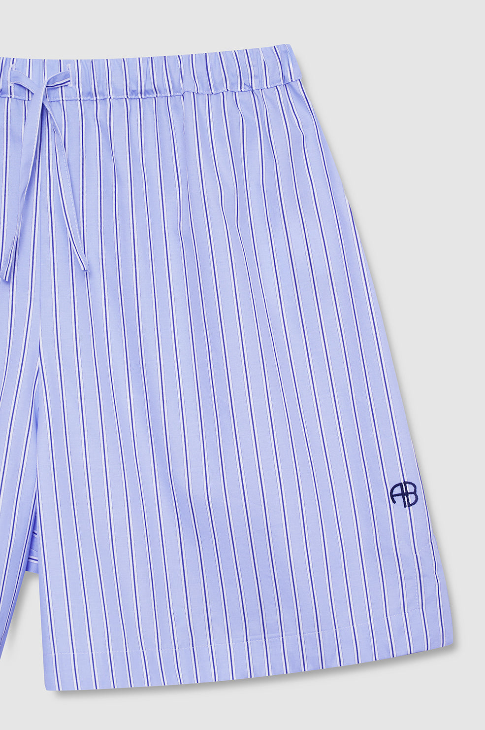 Anine Bing | Ramy Short - Blue Stripe