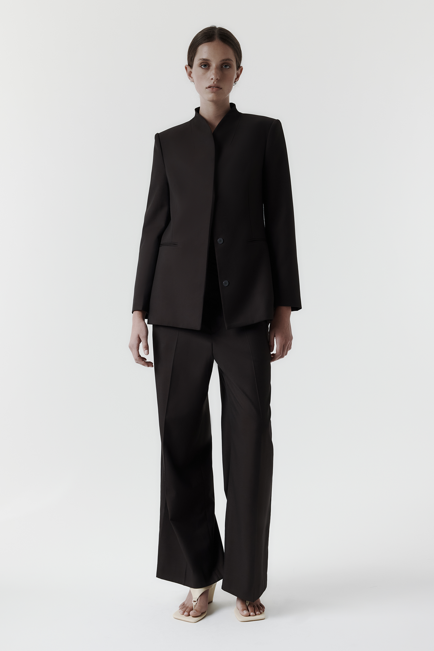 Rebe | Reese Blazer - Balsamic