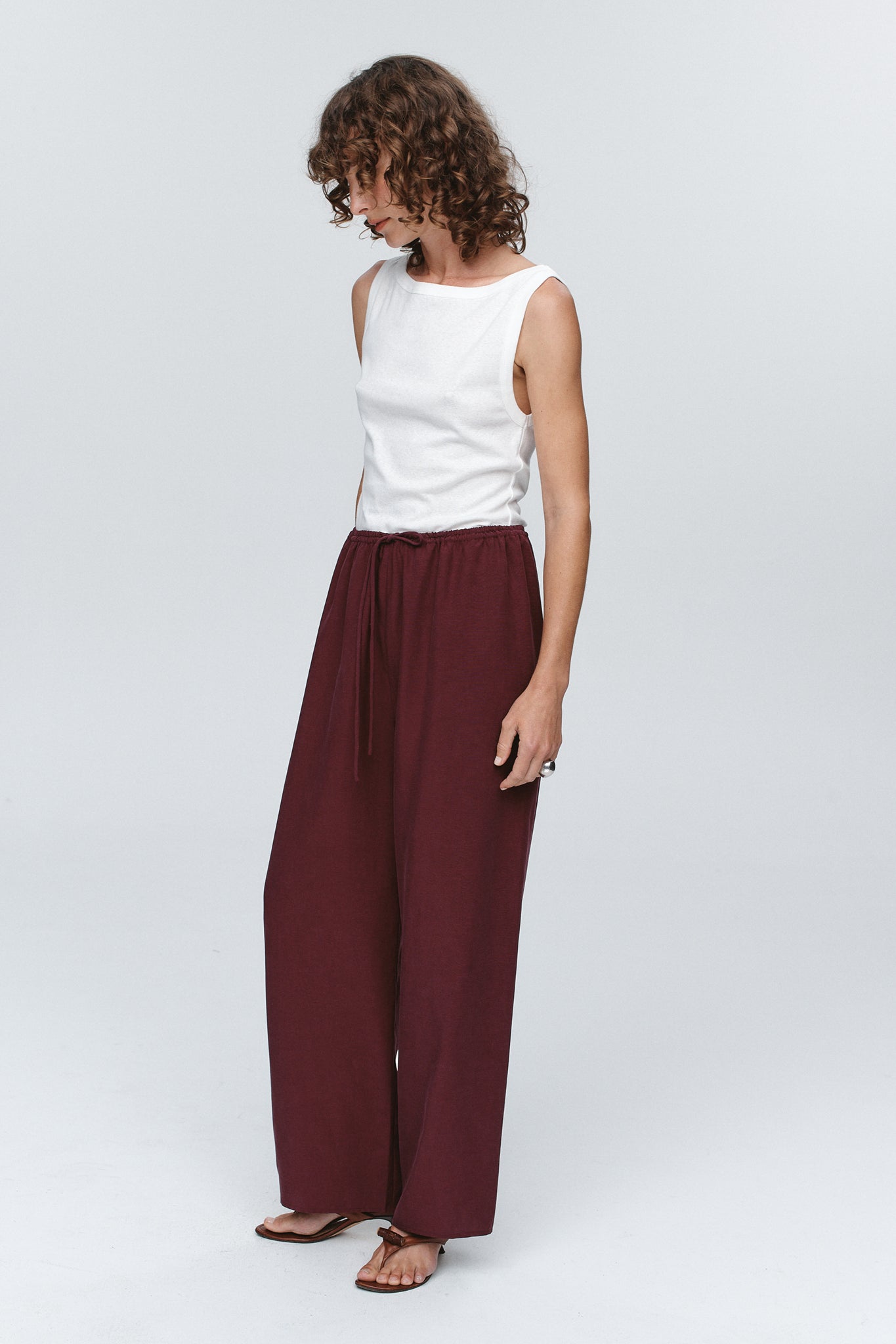 Marle | Renee Pant - Pomegranate