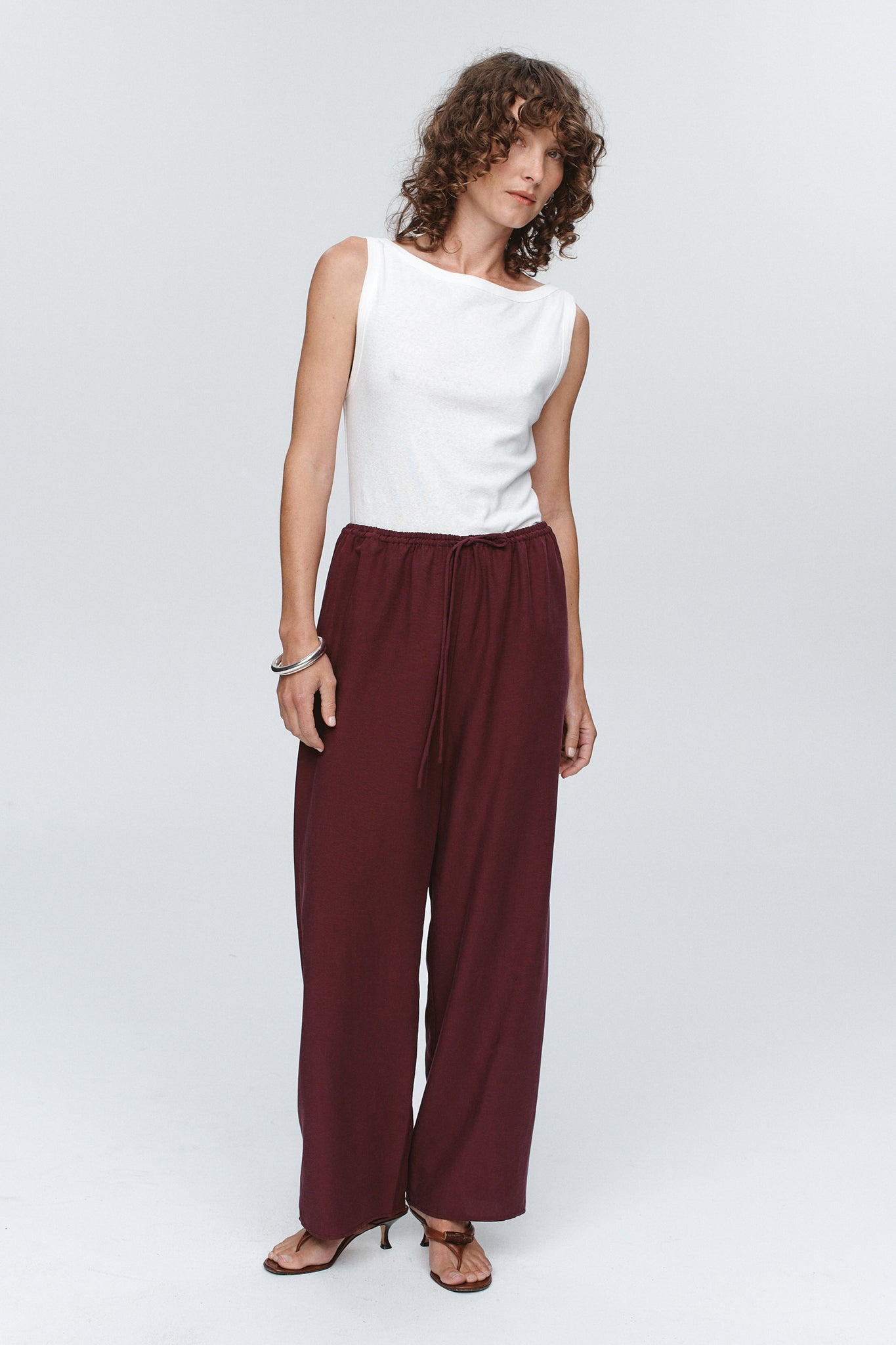 Marle | Renee Pant - Pomegranate