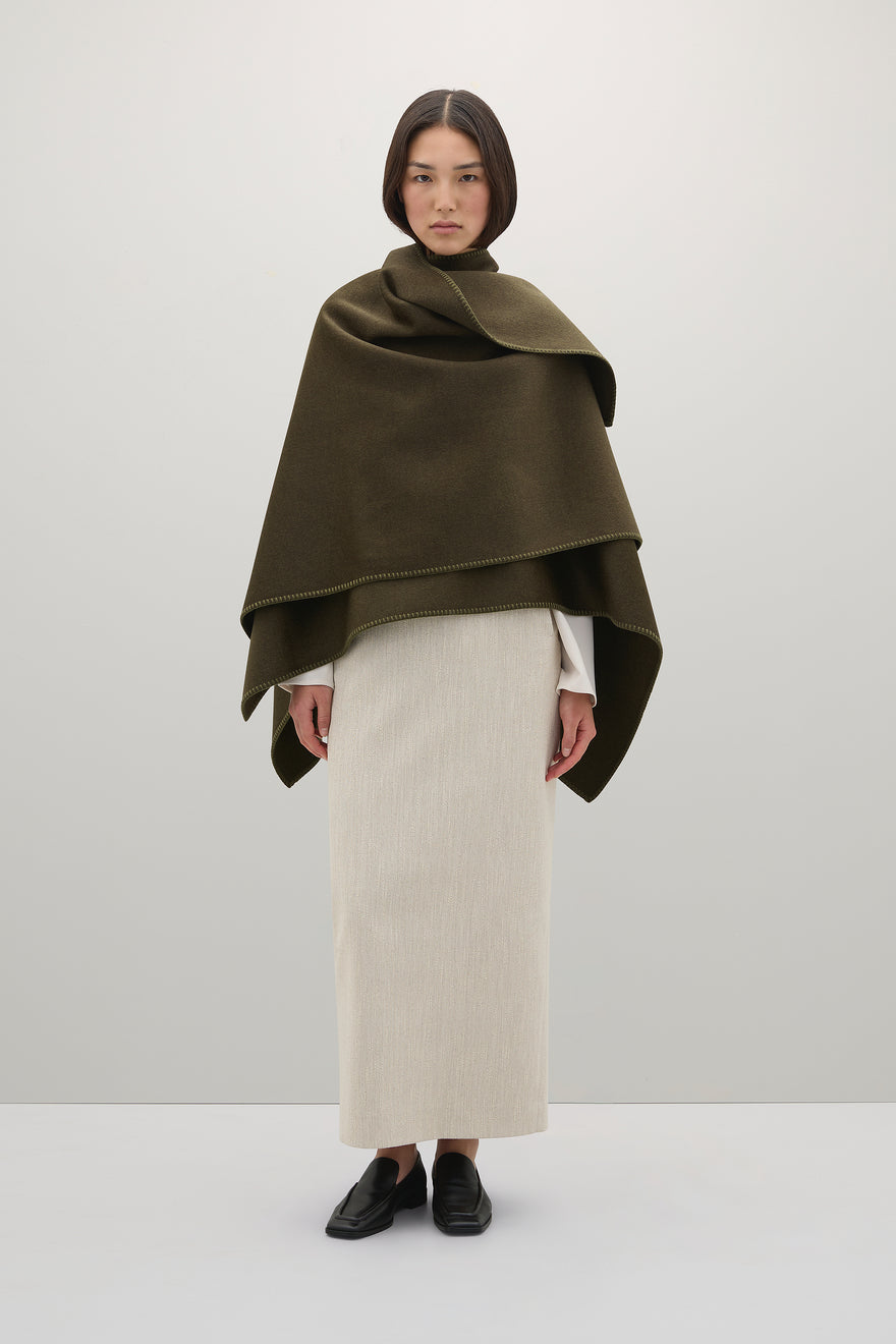 A.Emery | Lena Wrap - Deep Olive