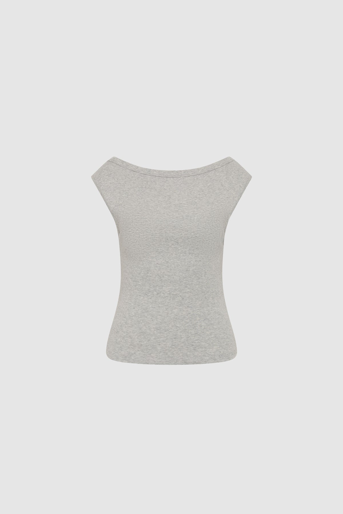 St Agni | Organic Cotton Ballerina Top - Grey Marle