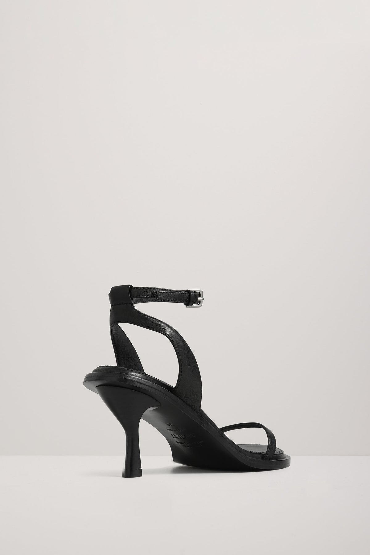 A. Emery | York Heeled Sandal - Black