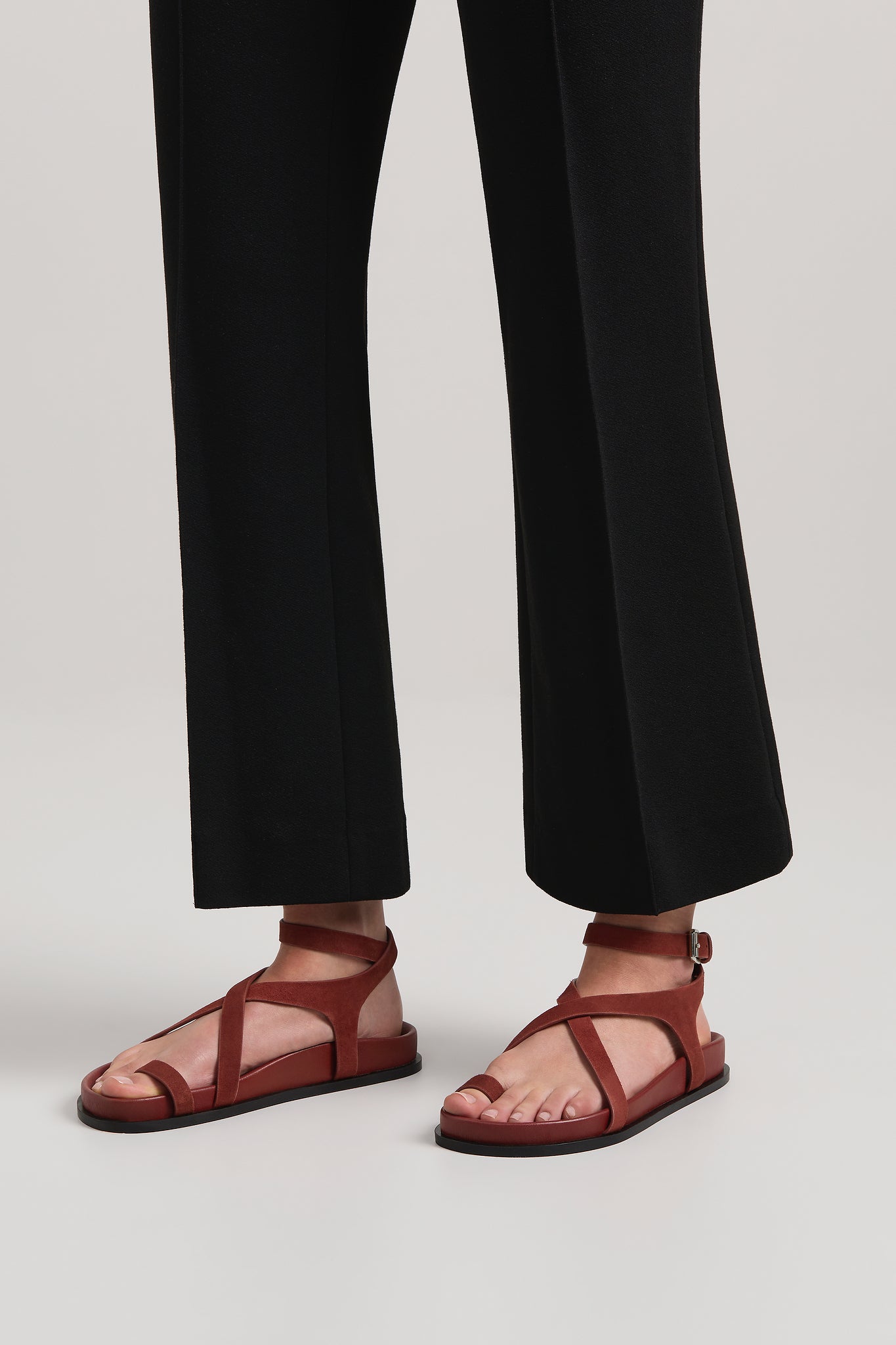 A.Emery | Jalen Slim Sandal - Brick Suede