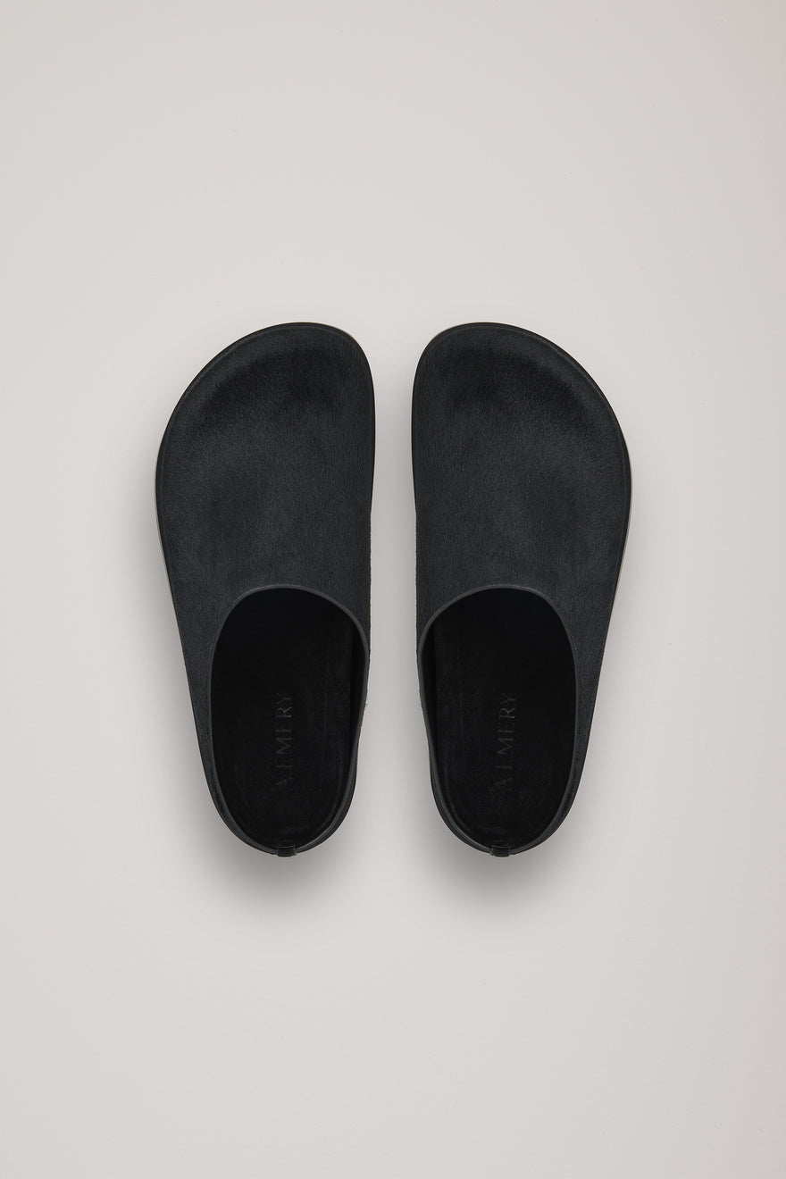 A.Emery | Lou Clog - Black Hair On