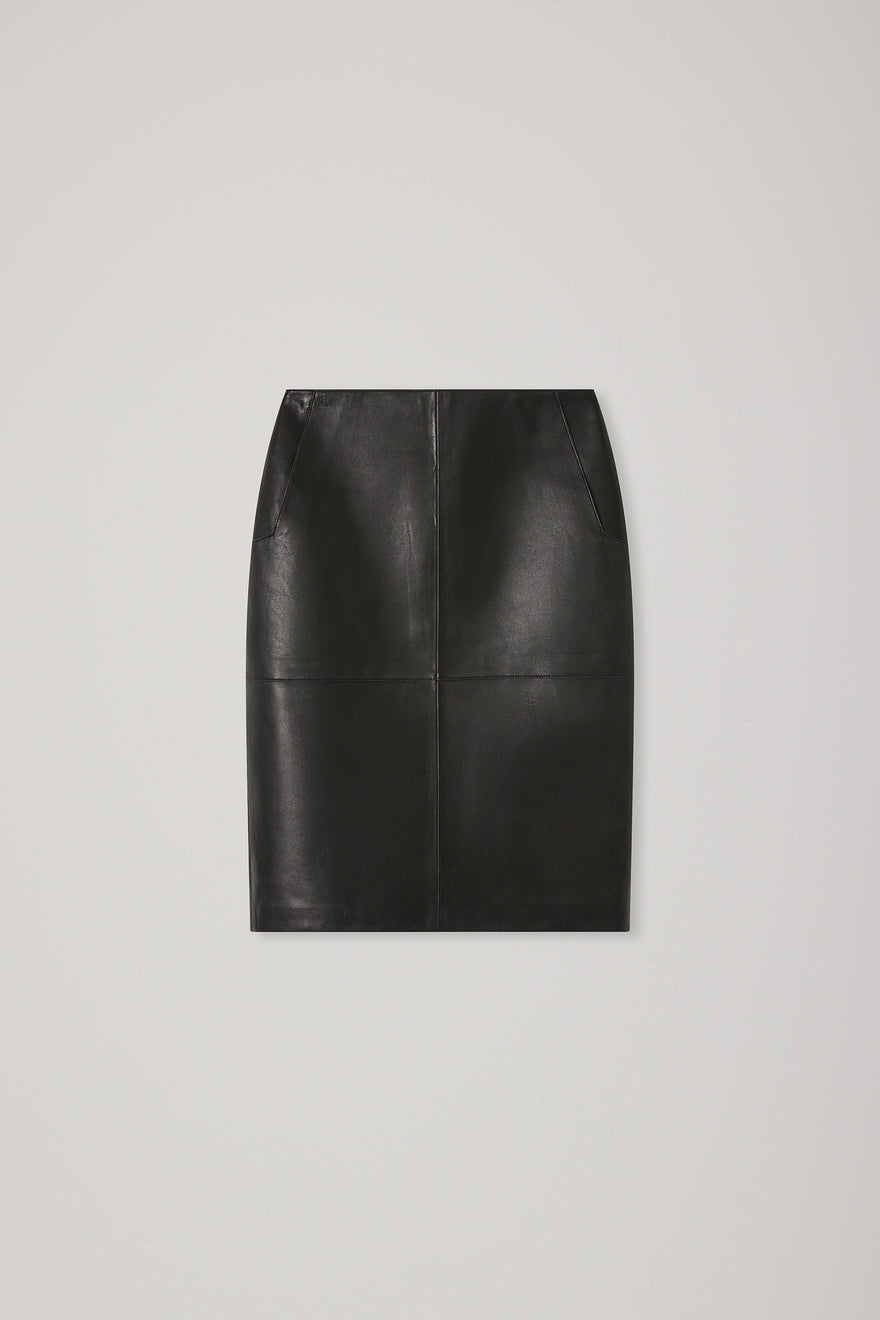 A.Emery | Wright Leather Skirt - Black