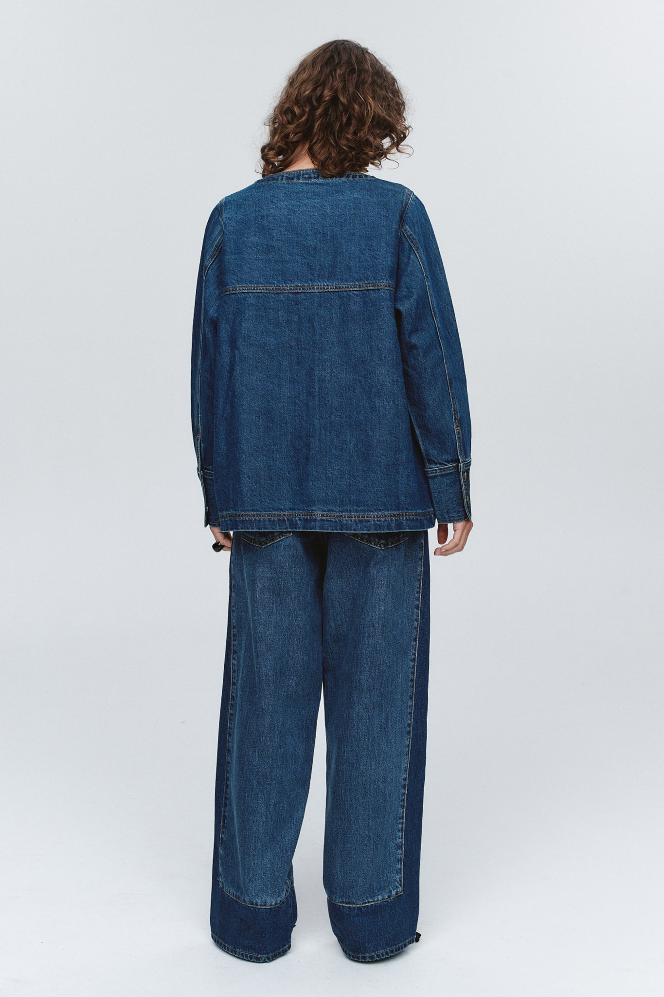 Marle | Seam Shirt - Washed Indigo