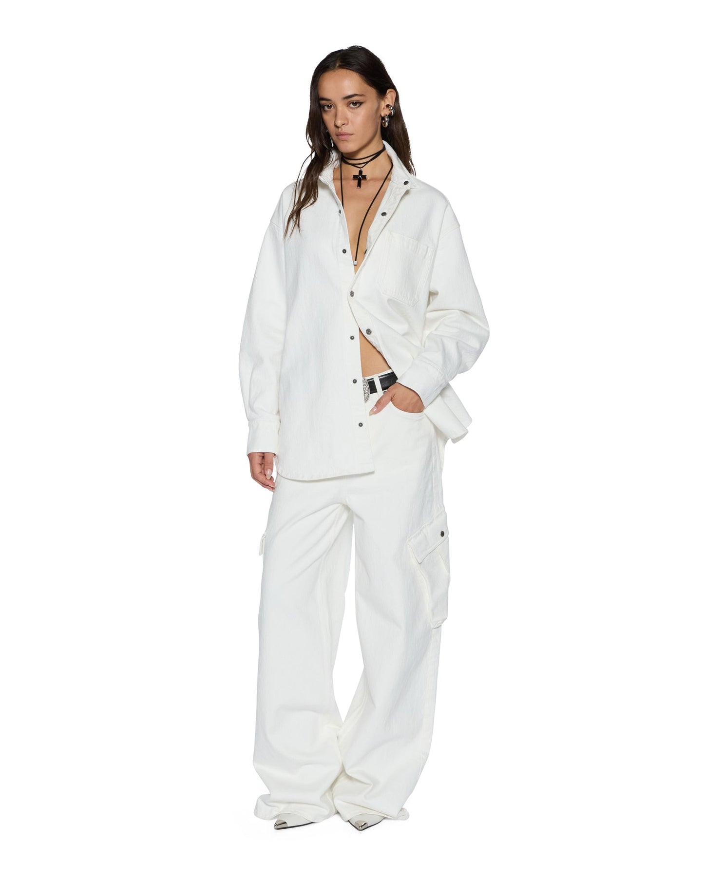 Ksubi | Oversized Ls Shirt - Ecru