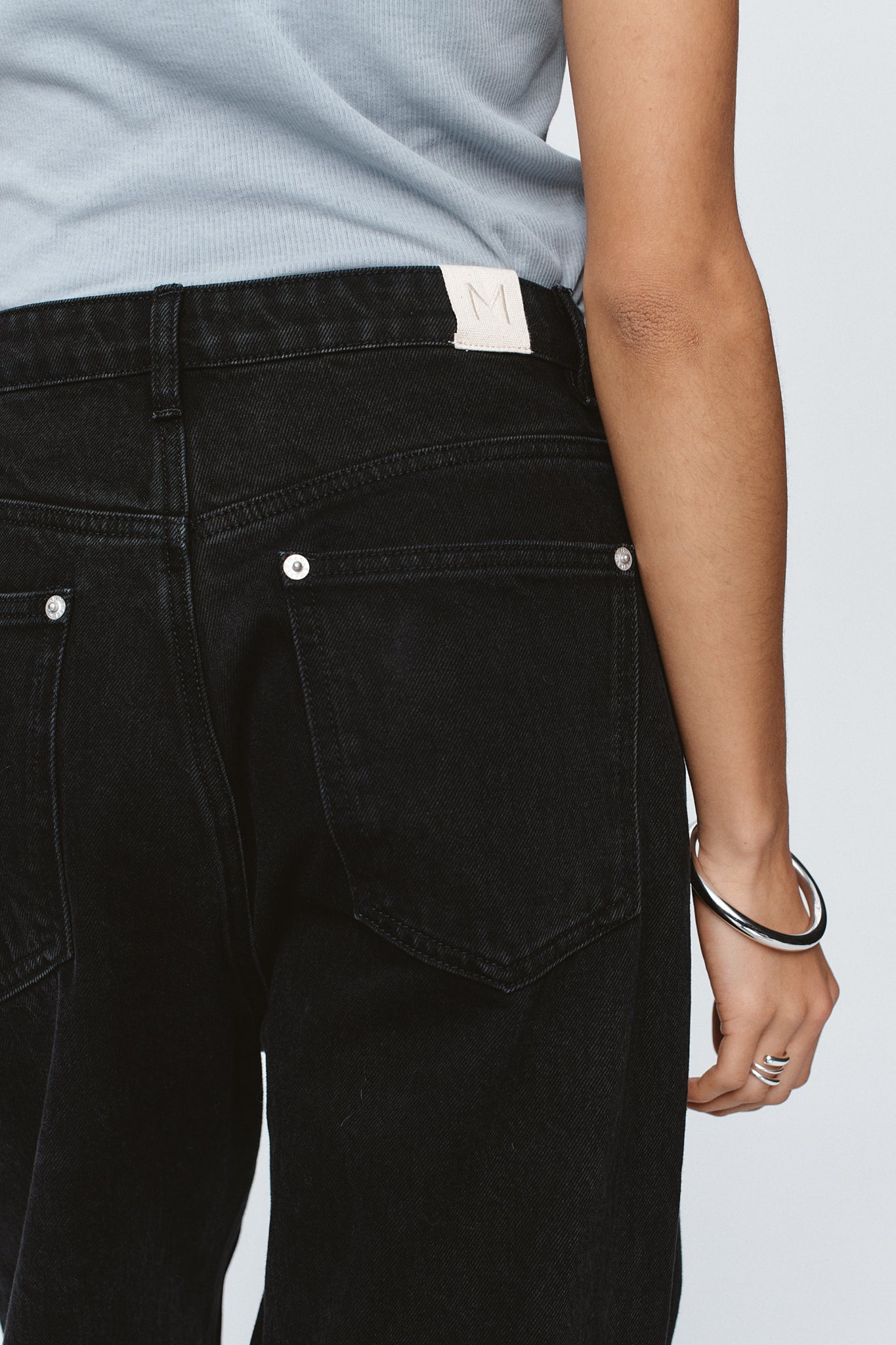Marle | Slung Jean - Black